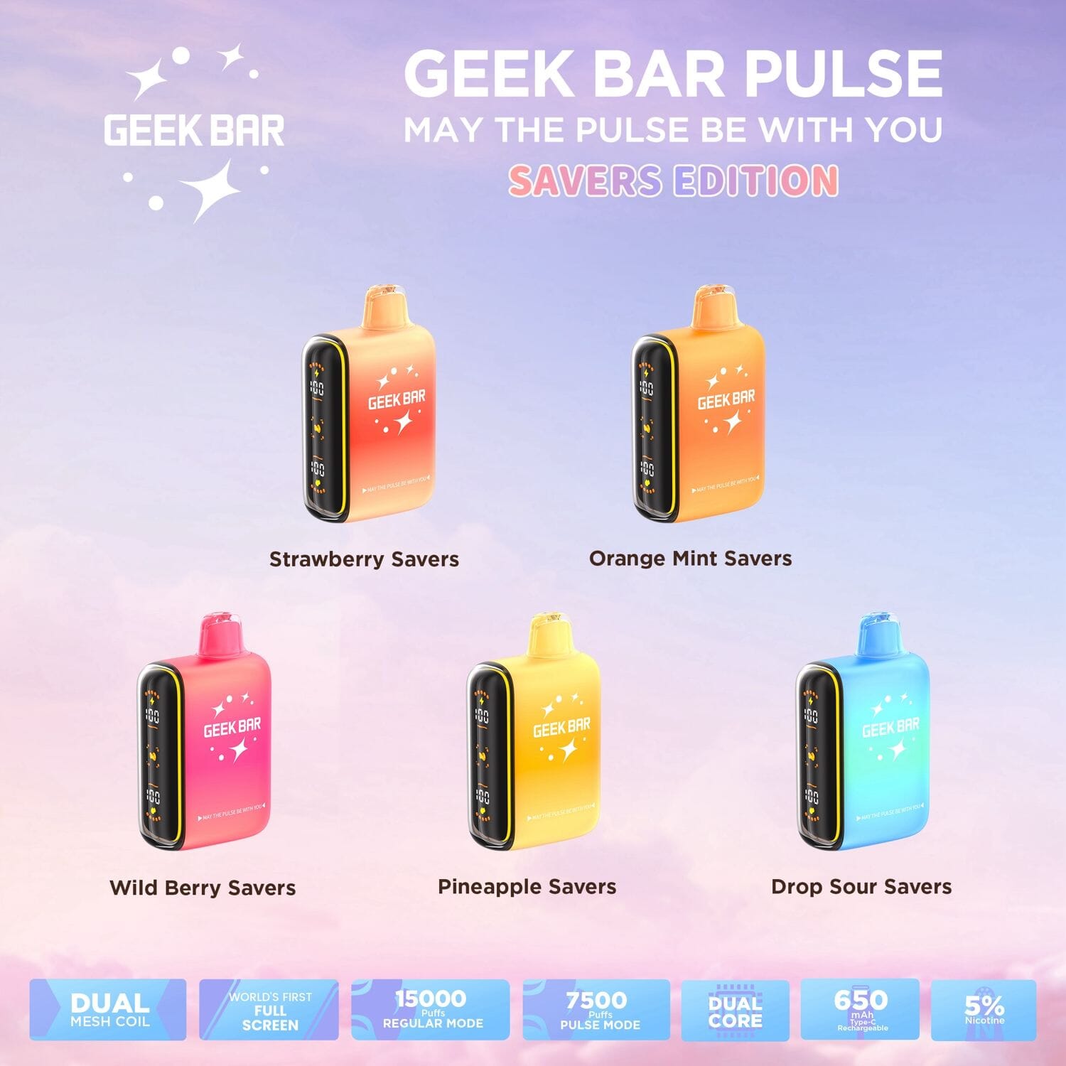 Geek Bar Flavors Pulse Cherry Lemon Ice Geek Bar Pulse Disposable Vape Geek Bar Flavors Pulse Cherry Lemon Ice Geek Bar Pulse Disposable Vape