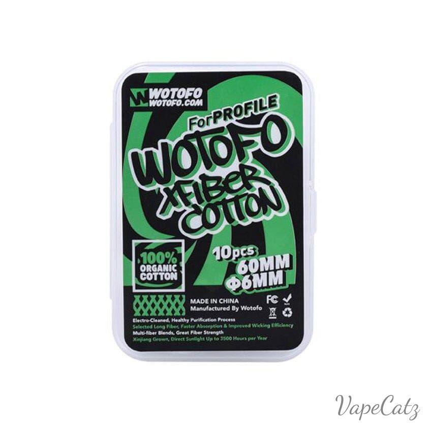 10pcs Wotofo Xfiber Cotton 6mm (for Profile RDA & Profile Unity RTA) Vape Accessories Wire