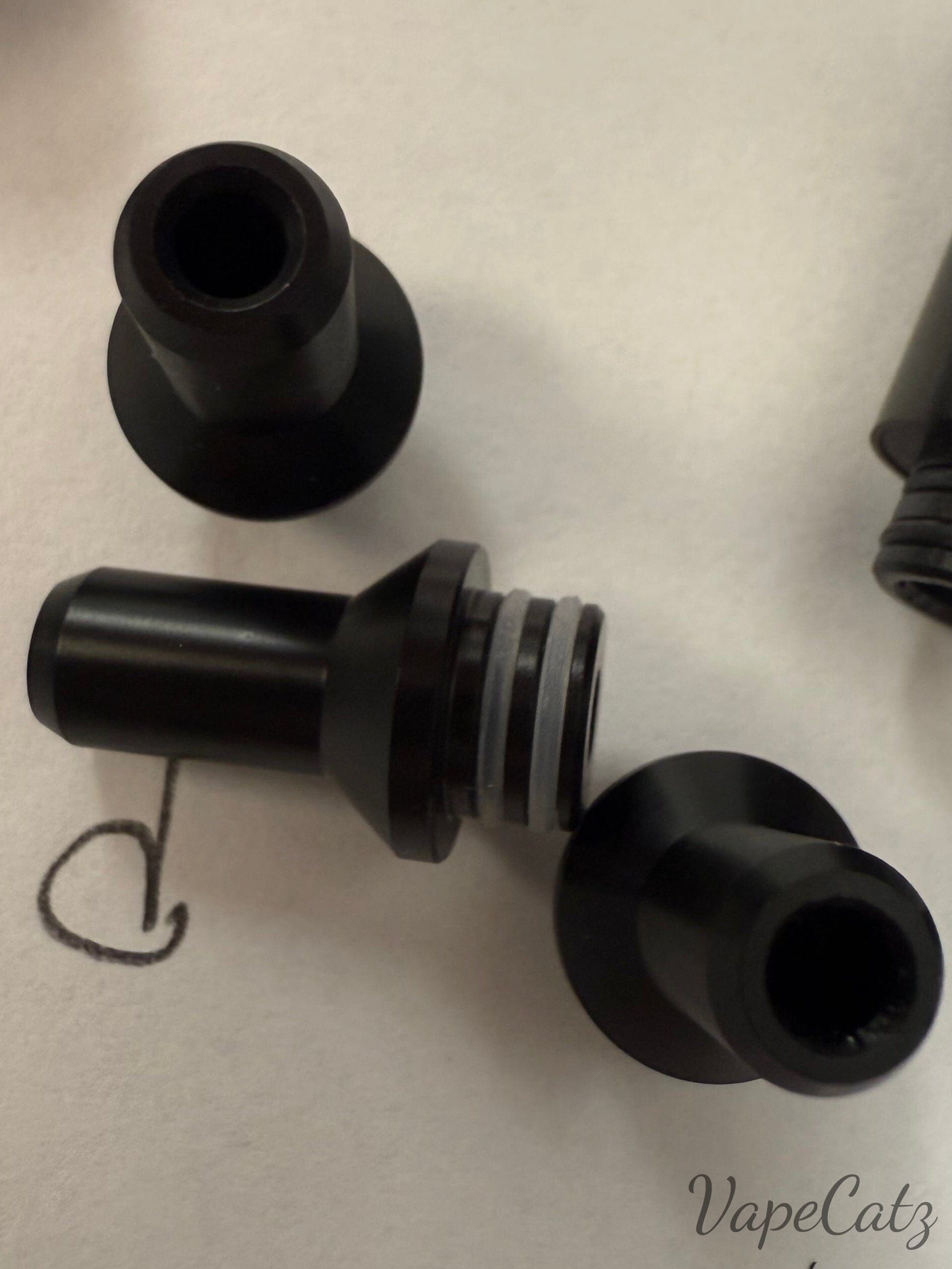 510 Black Short Drip Tip - so many options! S1 Vape Accessories 510 Replacement Tips
