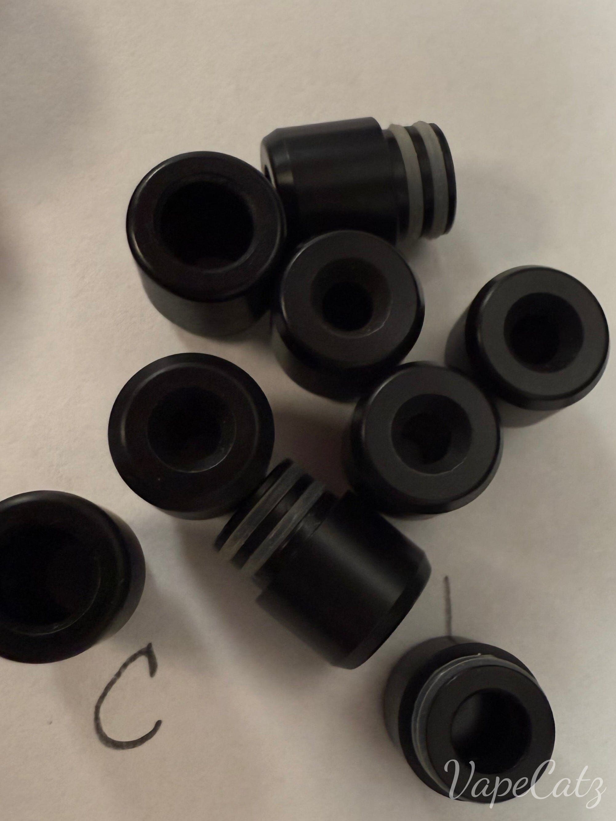 510 Black Short Drip Tip - so many options! S1 Vape Accessories 510 Replacement Tips