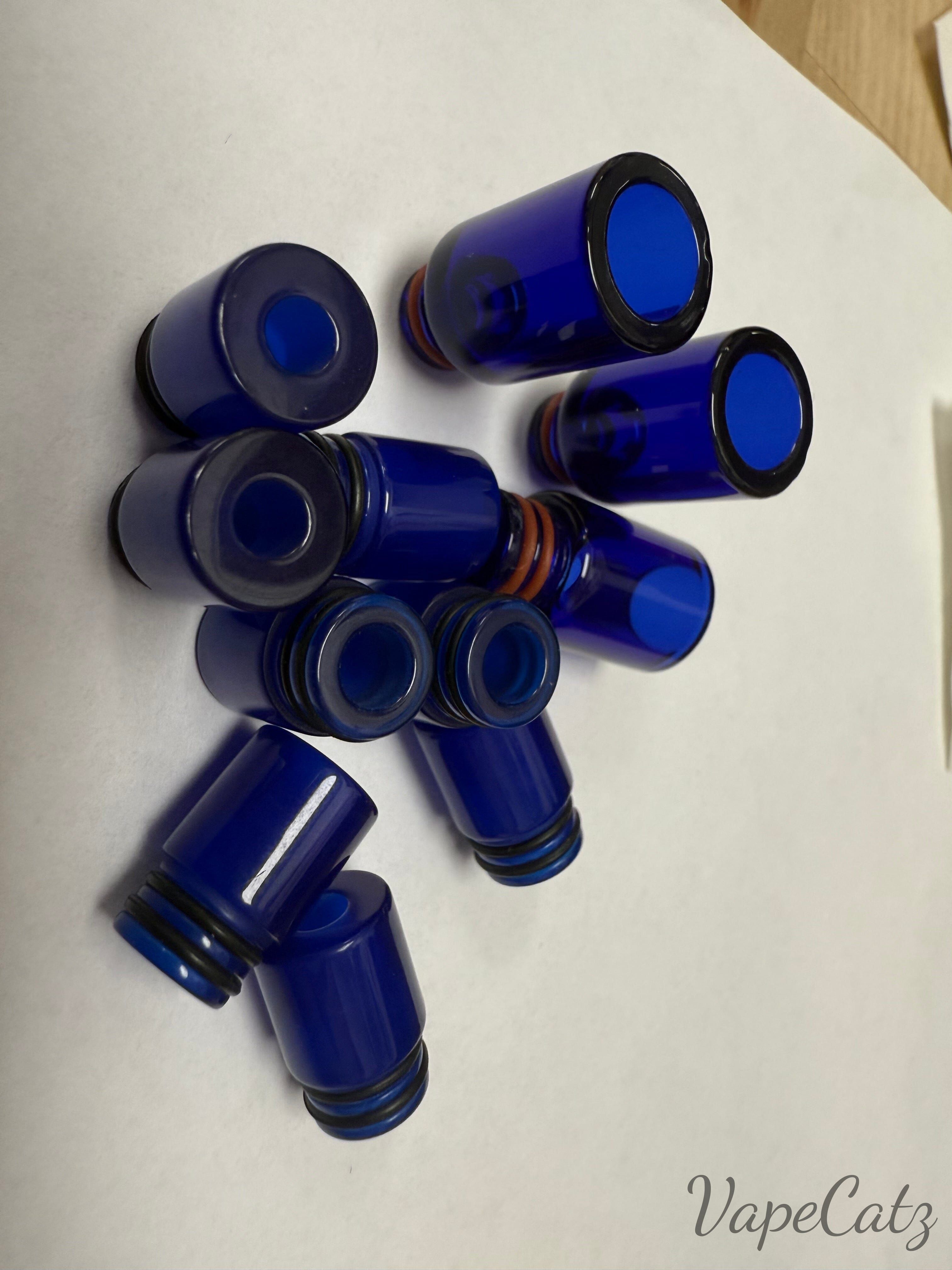 510 Bright Blue Short Drip Tip - so many options! T13 Vape Accessories 510 Replacement Tips