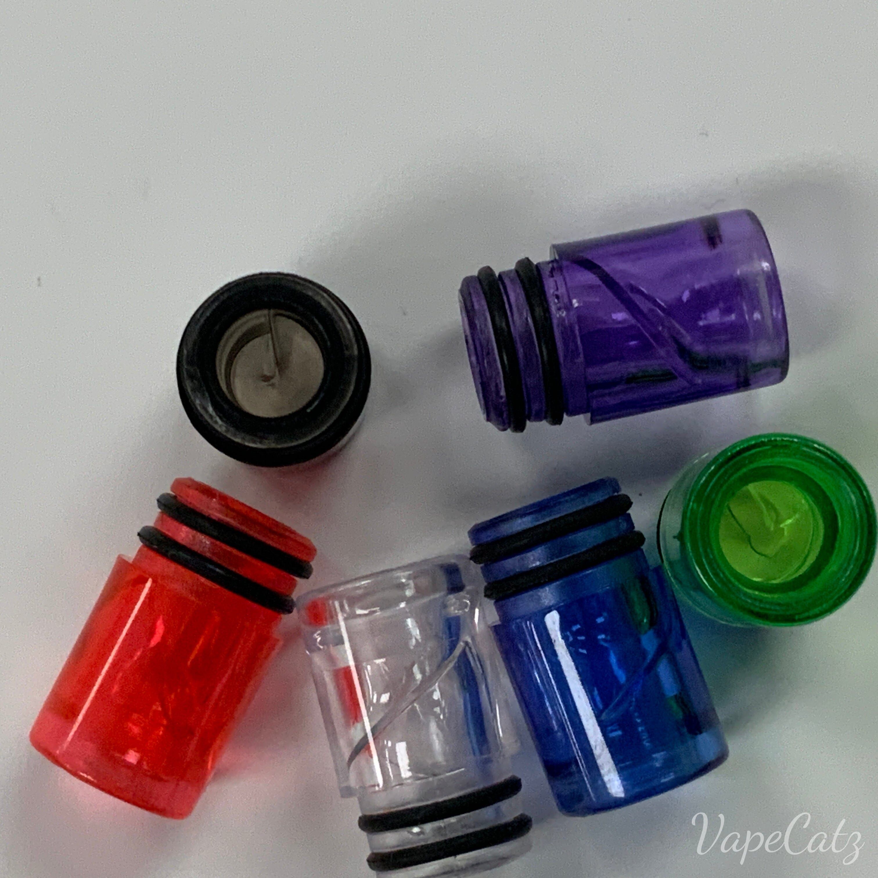 510 Clear and Colored Spiral or Swirl Replacement Tip CB3K Vape Accessories 510 Replacement Tips