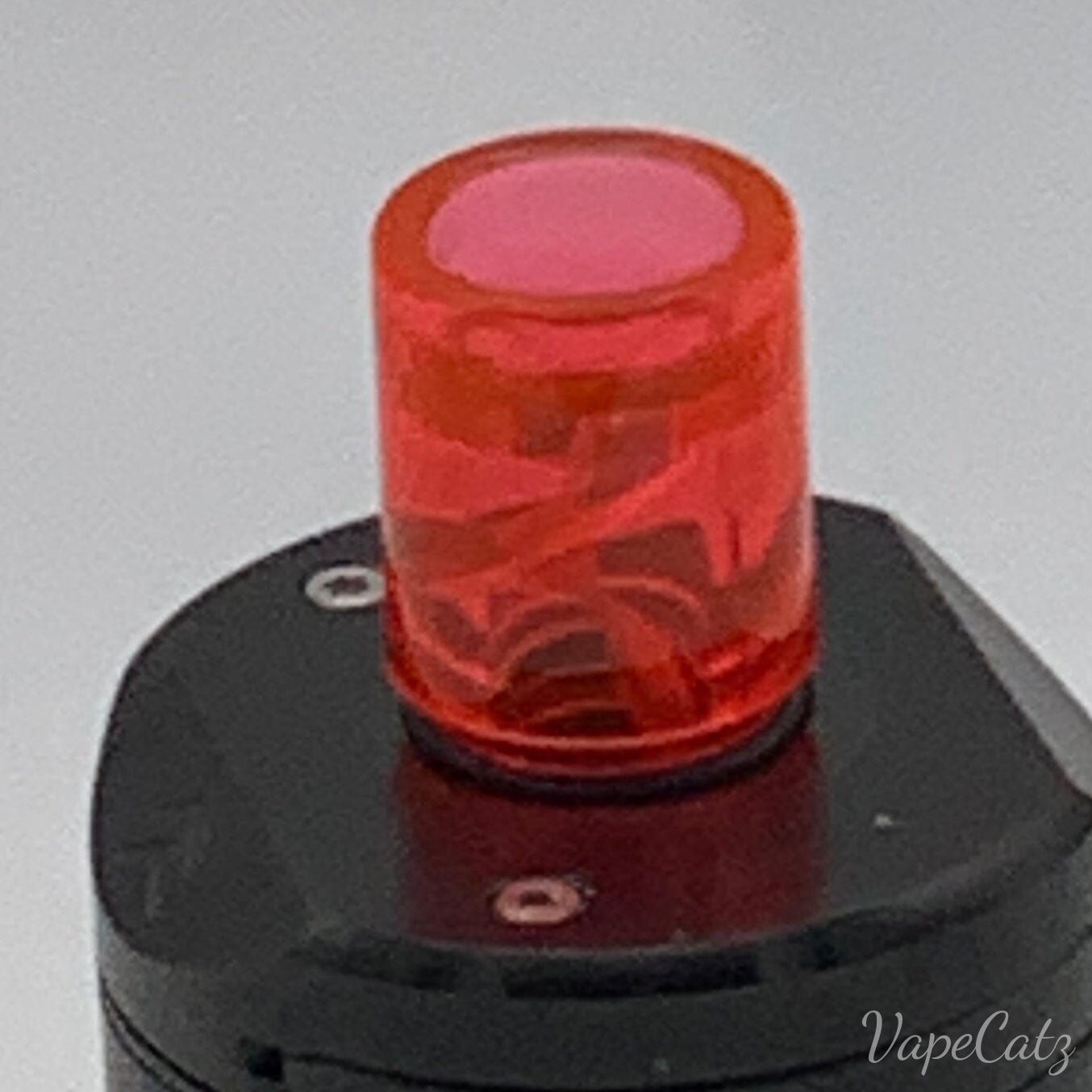 510 Clear and Colored Spiral or Swirl Replacement Tip CB3K Vape Accessories 510 Replacement Tips Translucent Red