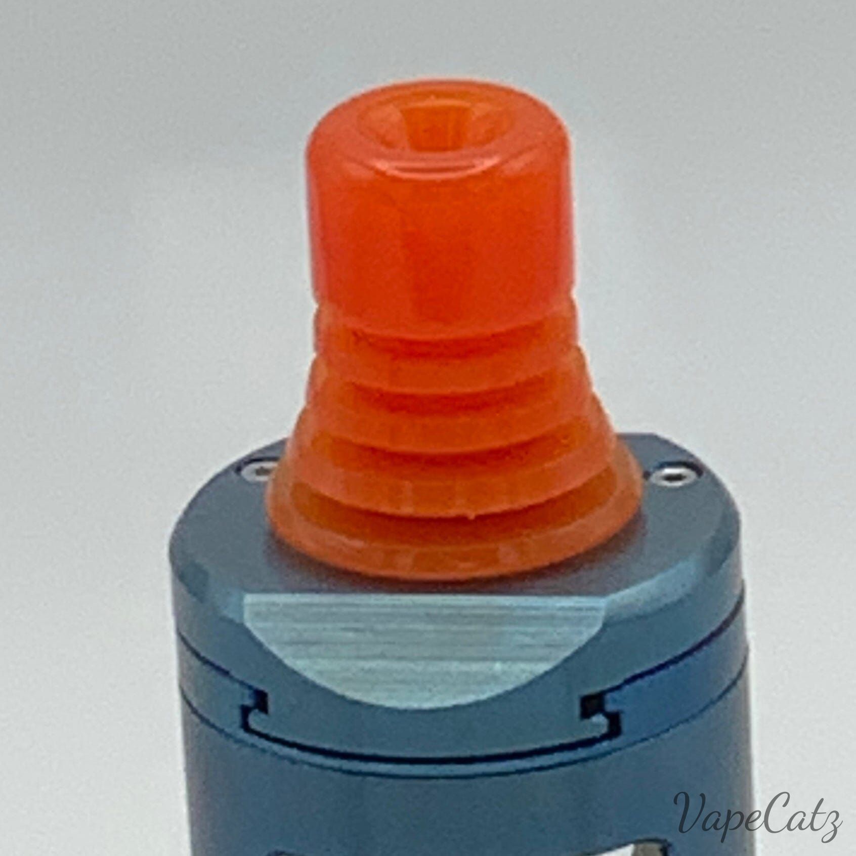 510 Color changing w grooves Drip or Mouthpiece T18 Vape Accessories 510 Replacement Tips Dark Orange