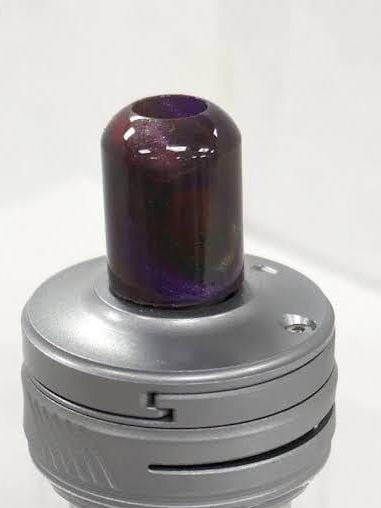 510 Domed Metal Base Tip 5YB4 Vape Accessories 510 Replacement Tips Marbled Purple with Red and Blue