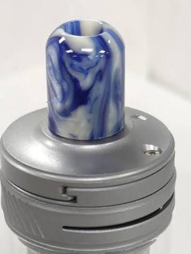 510 Domed Metal Base Tip 5YB4 Vape Accessories 510 Replacement Tips Marbled White and Blue