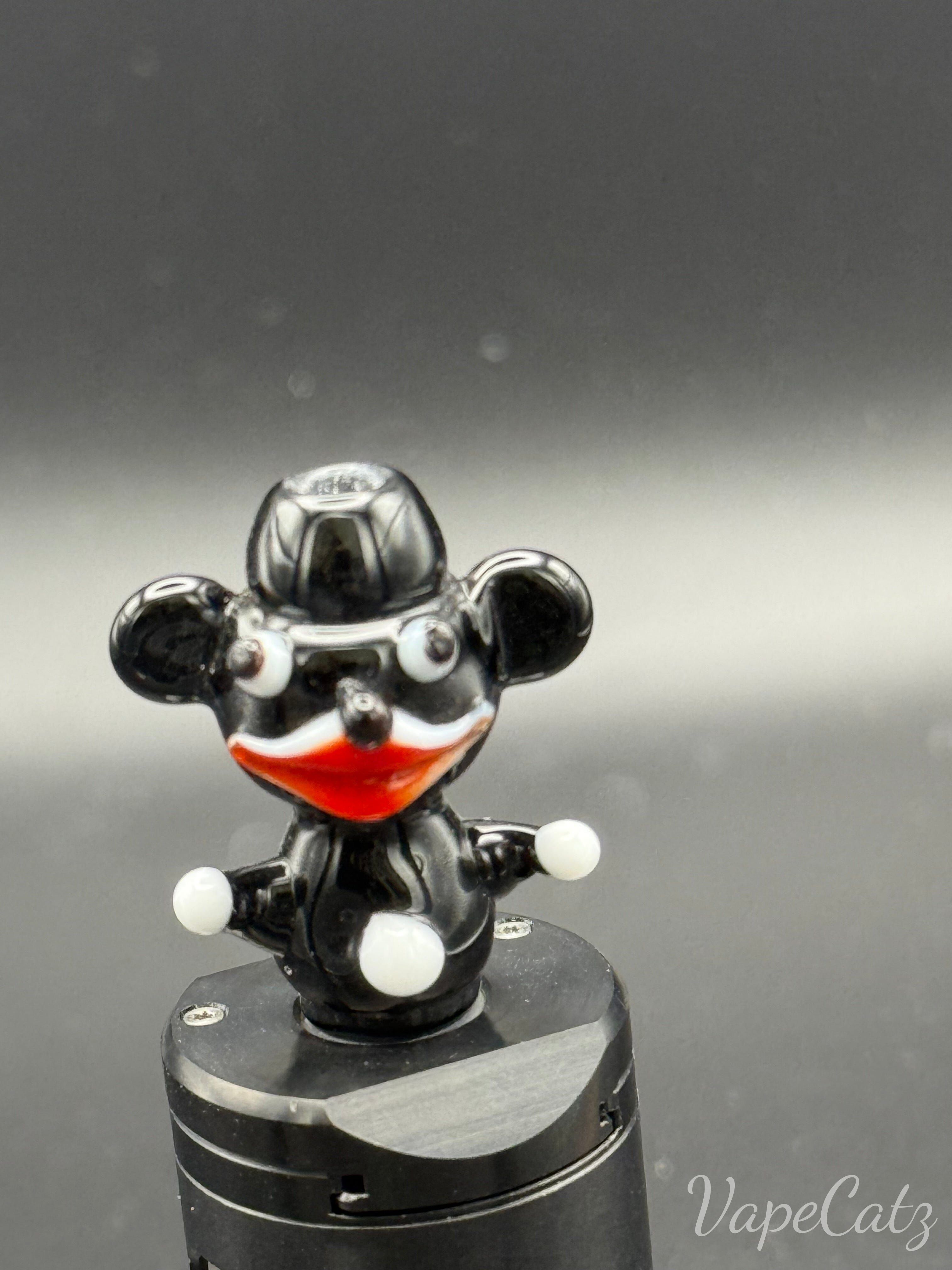 510 Fancy Glass with a smile :) Drip Tip Vape Accessories 510 Replacement Tips Black Mouse