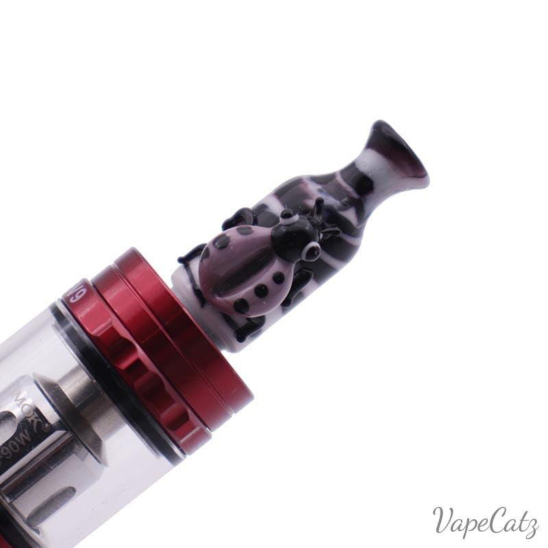 510 Fancy Glass with Lady Bug Drip Tip Y8 Vape Accessories 510 Replacement Tips