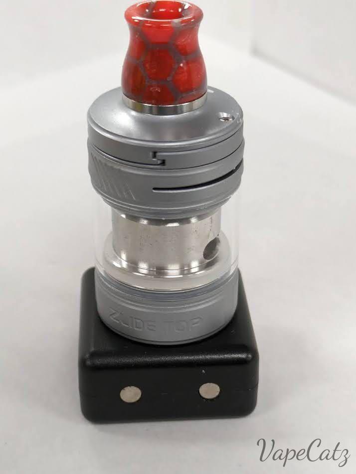 510 Flared Volcano Resin Tip 5YB1 Vape Accessories 510 Replacement Tips Red with Grey