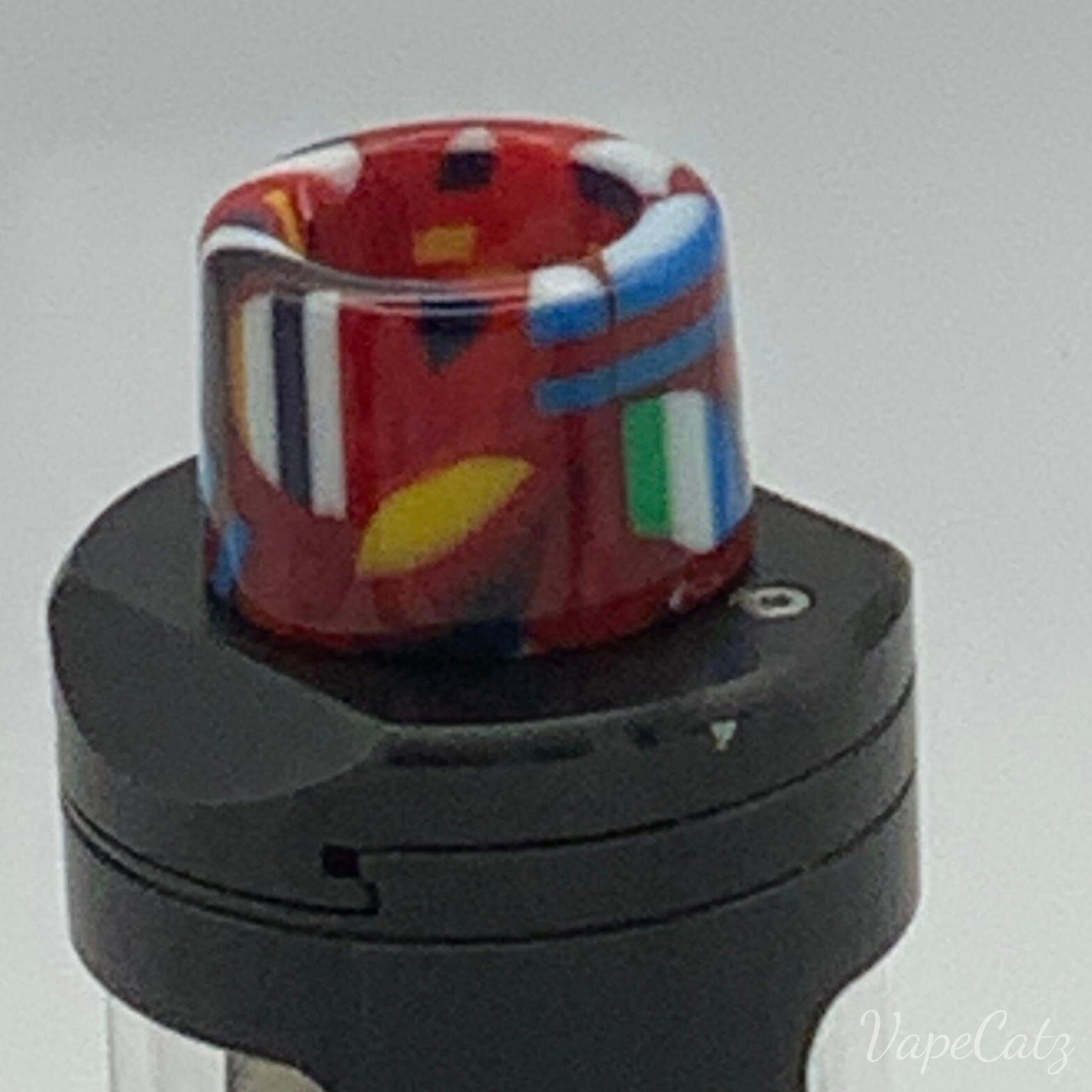 510 Geometric Designsssss ..... with a wide tip! Gotta love it! T26 Vape Accessories 510 Replacement Tips Red