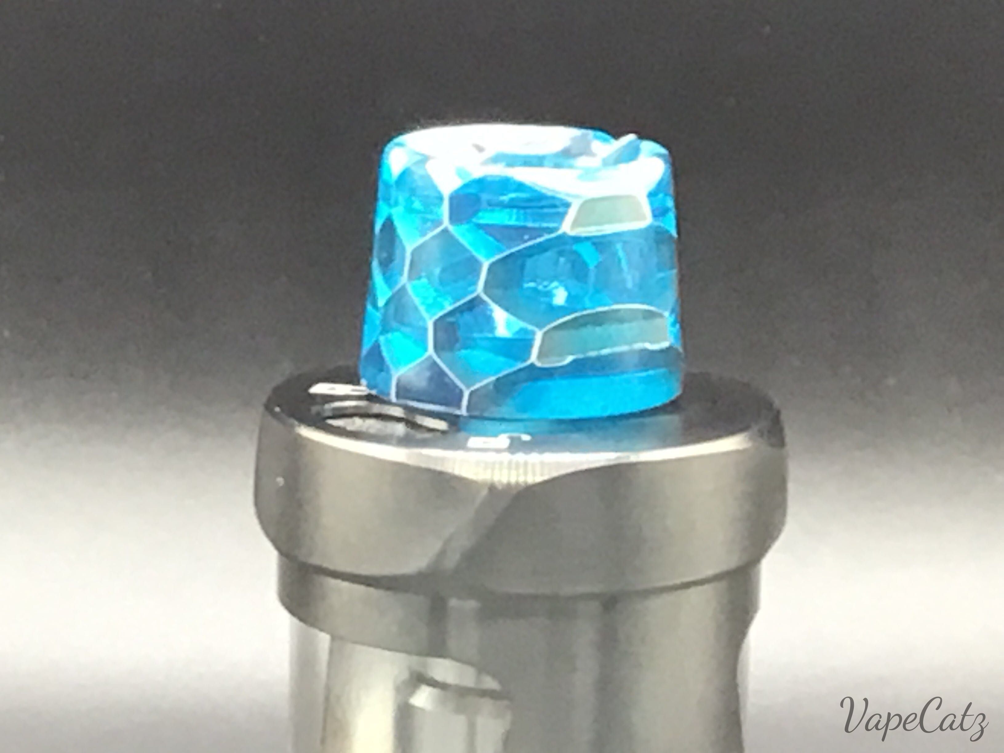 510 Large Honeycomb Wide Bore Drip Tip or Mouth Piece F5 Vape Accessories 510 Replacement Tips Sky Blue
