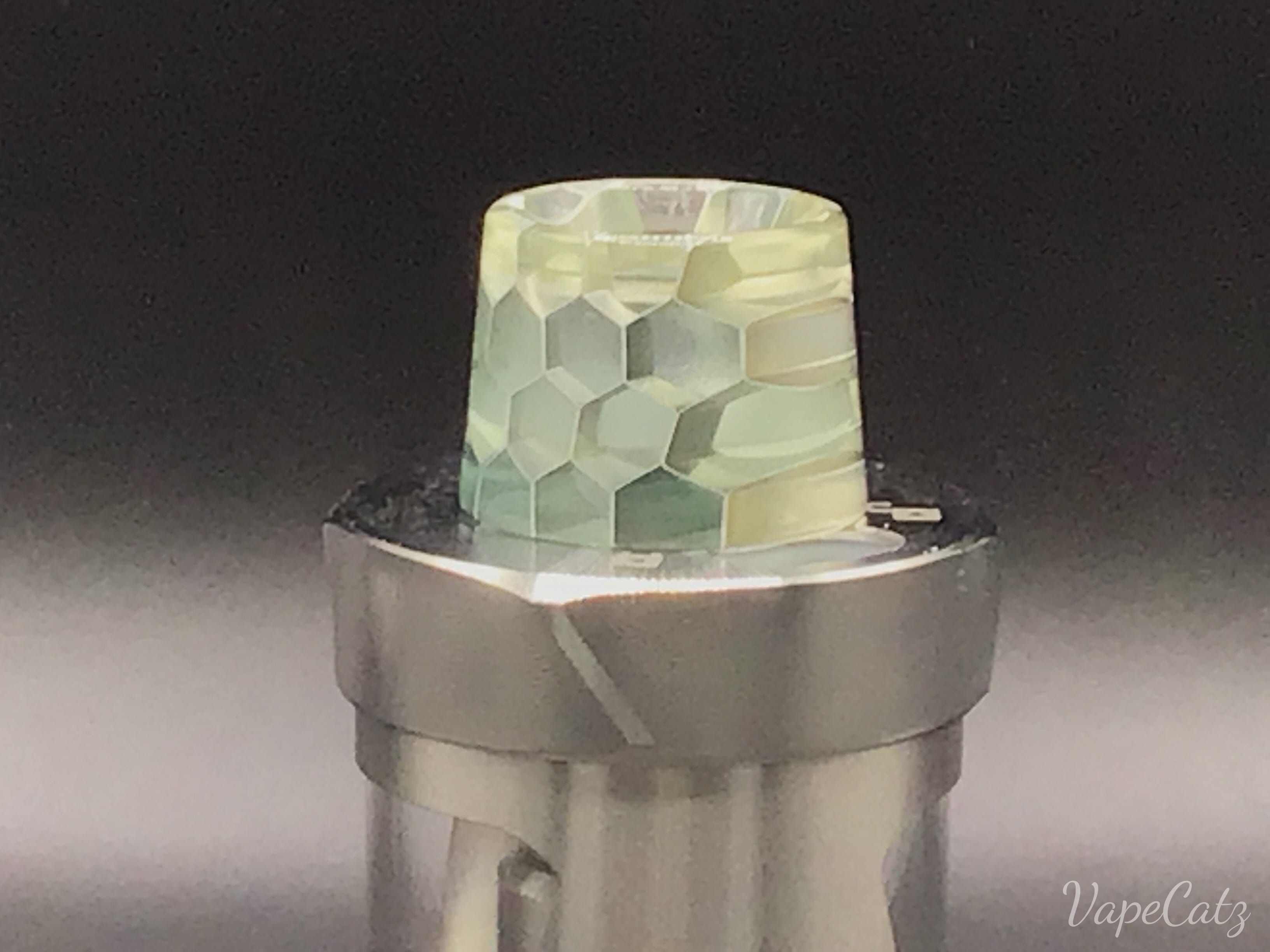 510 Large Honeycomb Wide Bore Drip Tip or Mouth Piece F5 Vape Accessories 510 Replacement Tips Smokey Grey