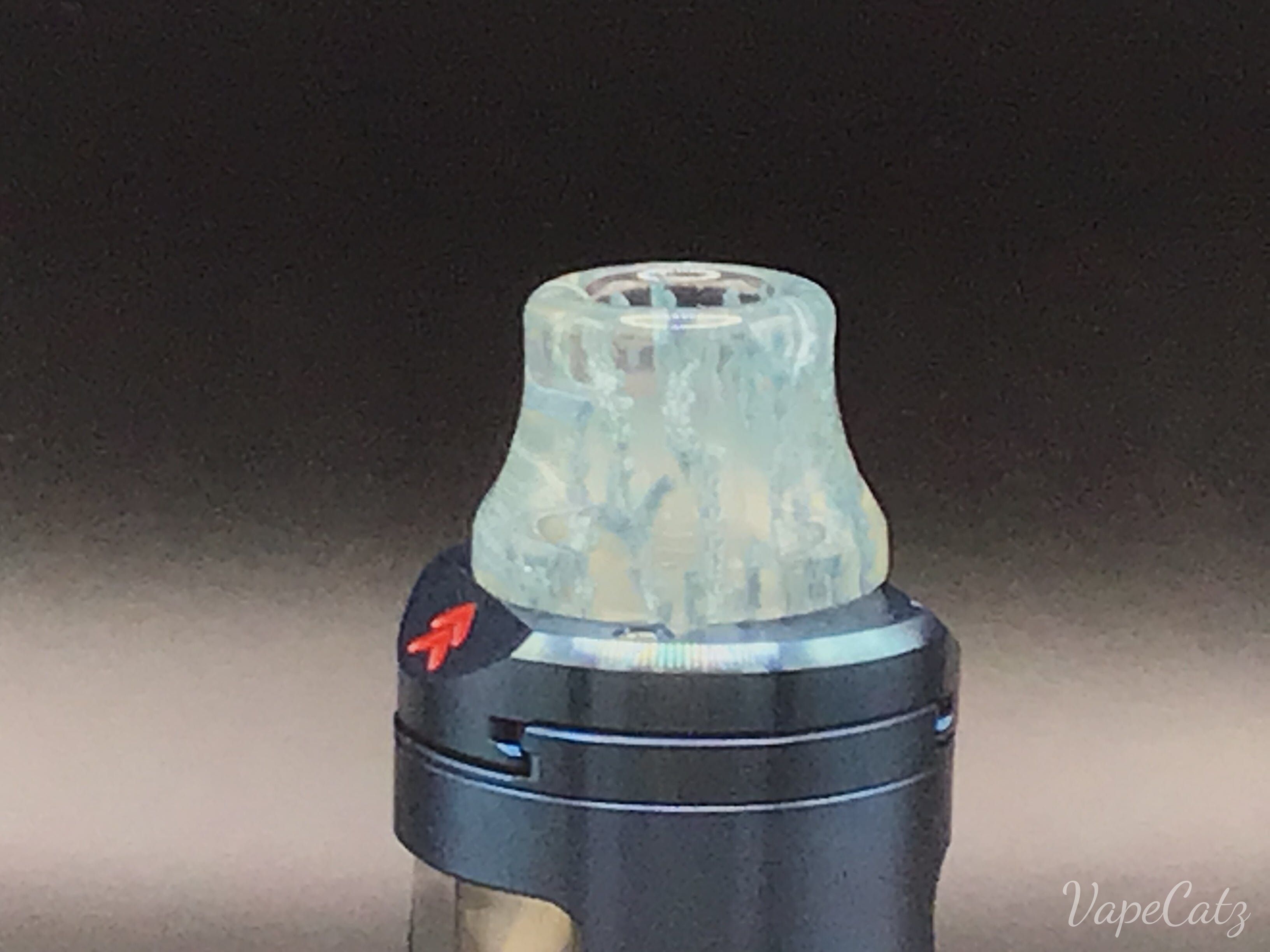 510 Large Volcano Drip Tip or Mouth Piece F4 Vape Accessories 510 Replacement Tips Balby Blue Swirls