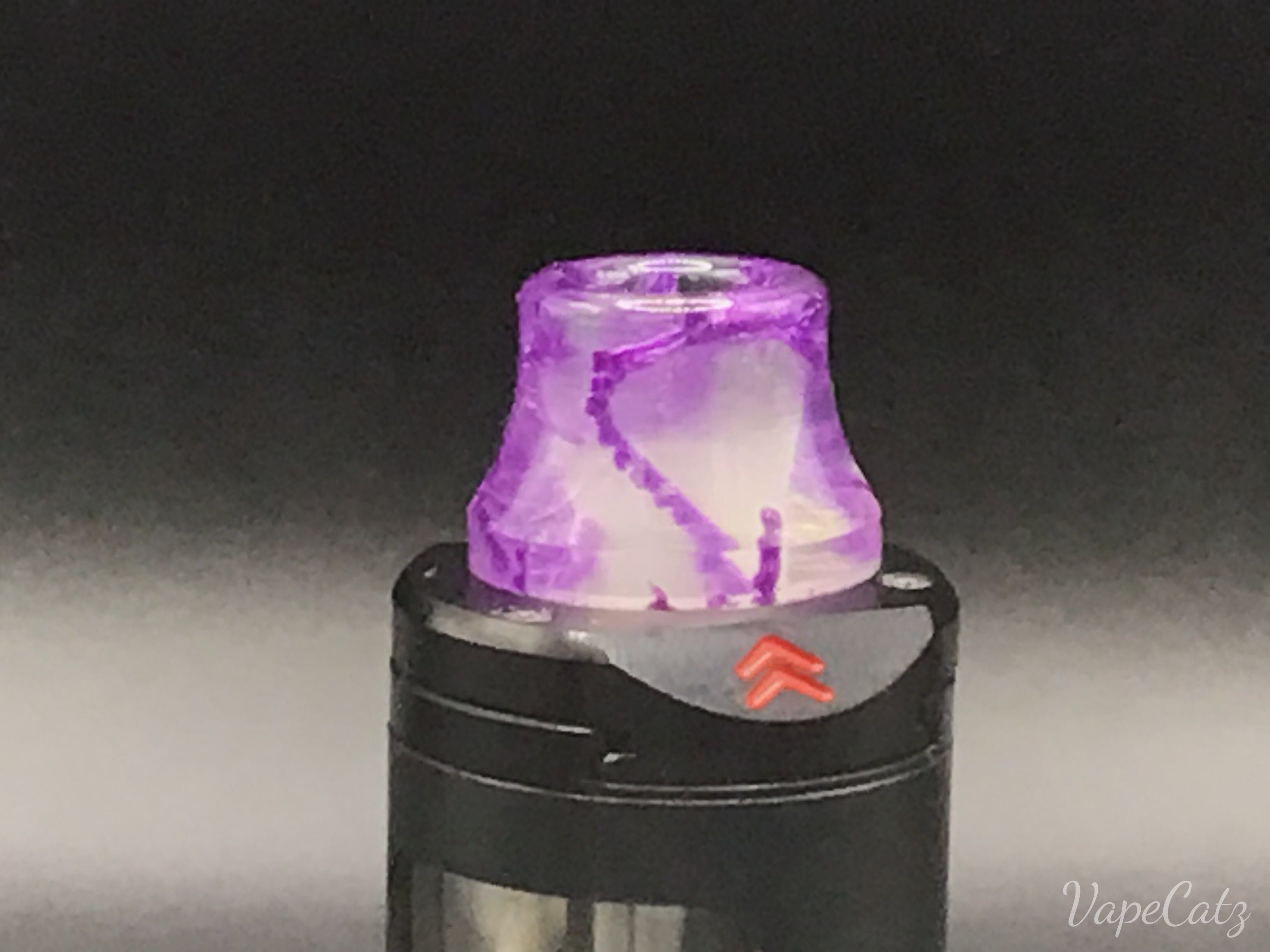 510 Large Volcano Drip Tip or Mouth Piece F4 Vape Accessories 510 Replacement Tips Lavender Swirls
