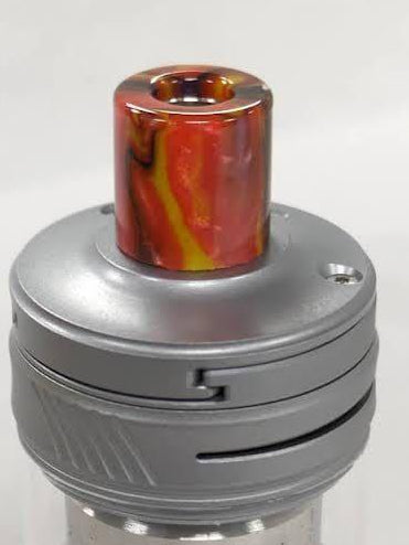510 Resin Resin Tube Tip 5YB5 Vape Accessories 510 Replacement Tips Marbled Red with Yellow and Orange