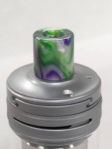 510 Resin Resin Tube Tip 5YB5 Vape Accessories 510 Replacement Tips Marbled White with Green and purple