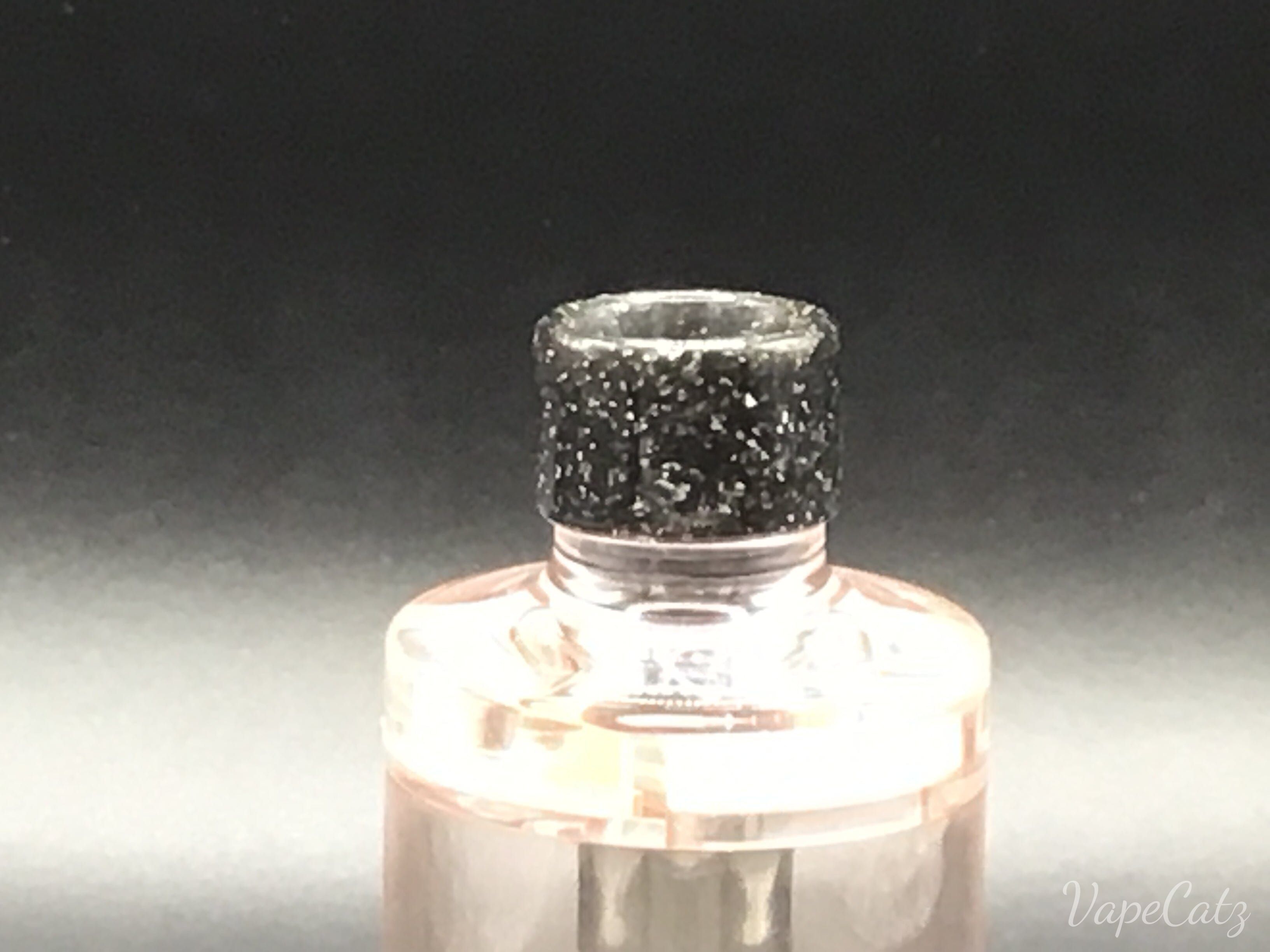 510 Short Resin Wide Bore Tip 5YB3 Vape Accessories 510 Replacement Tips Black with Glitter