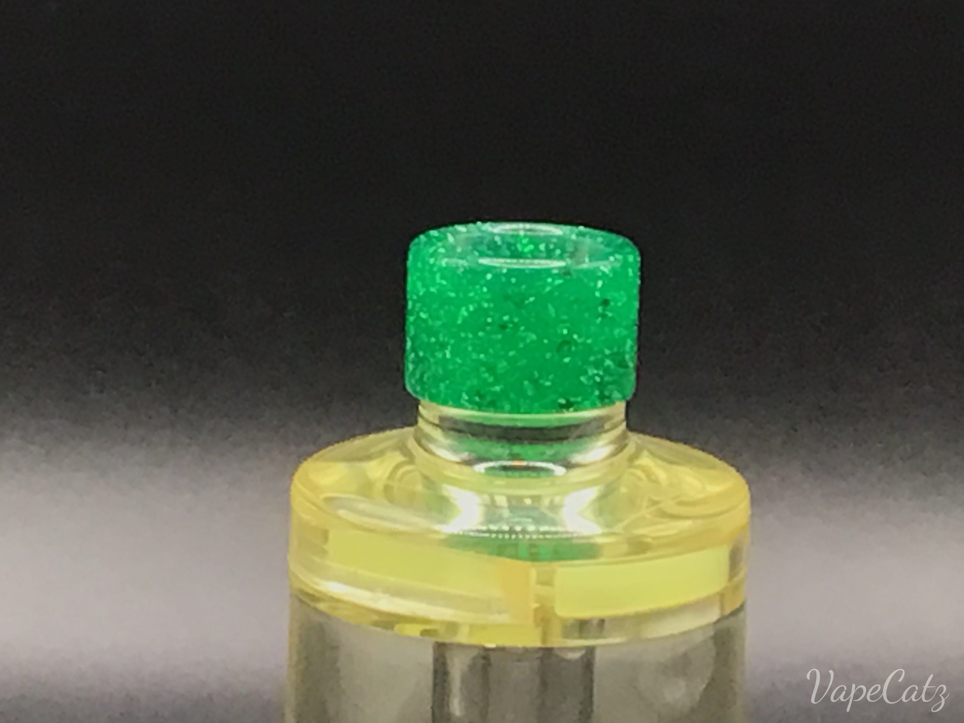 510 Short Resin Wide Bore Tip 5YB3 Vape Accessories 510 Replacement Tips Leaf Green with Glitter
