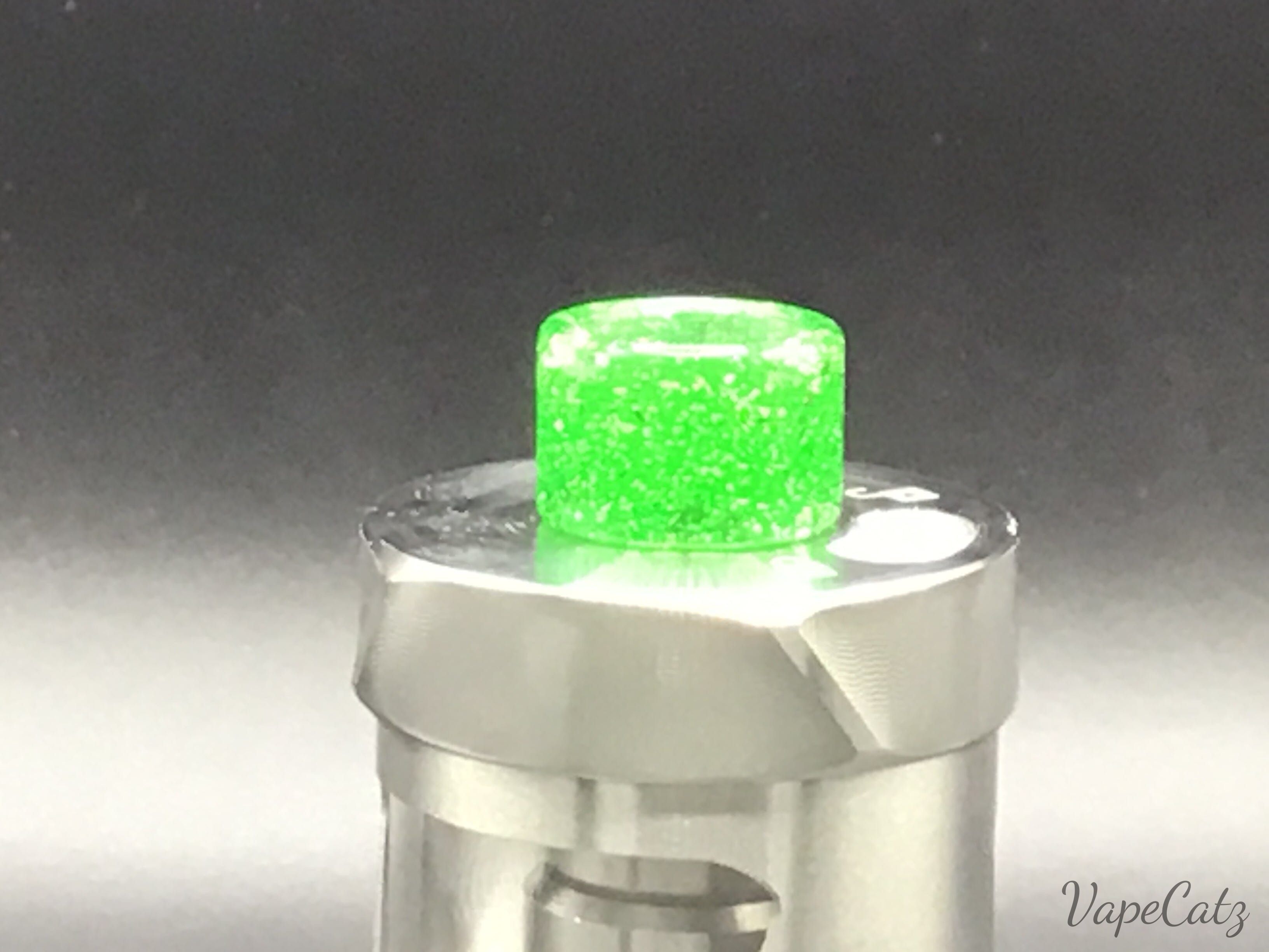 510 Short Resin Wide Bore Tip 5YB3 Vape Accessories 510 Replacement Tips Light Green with Glitter