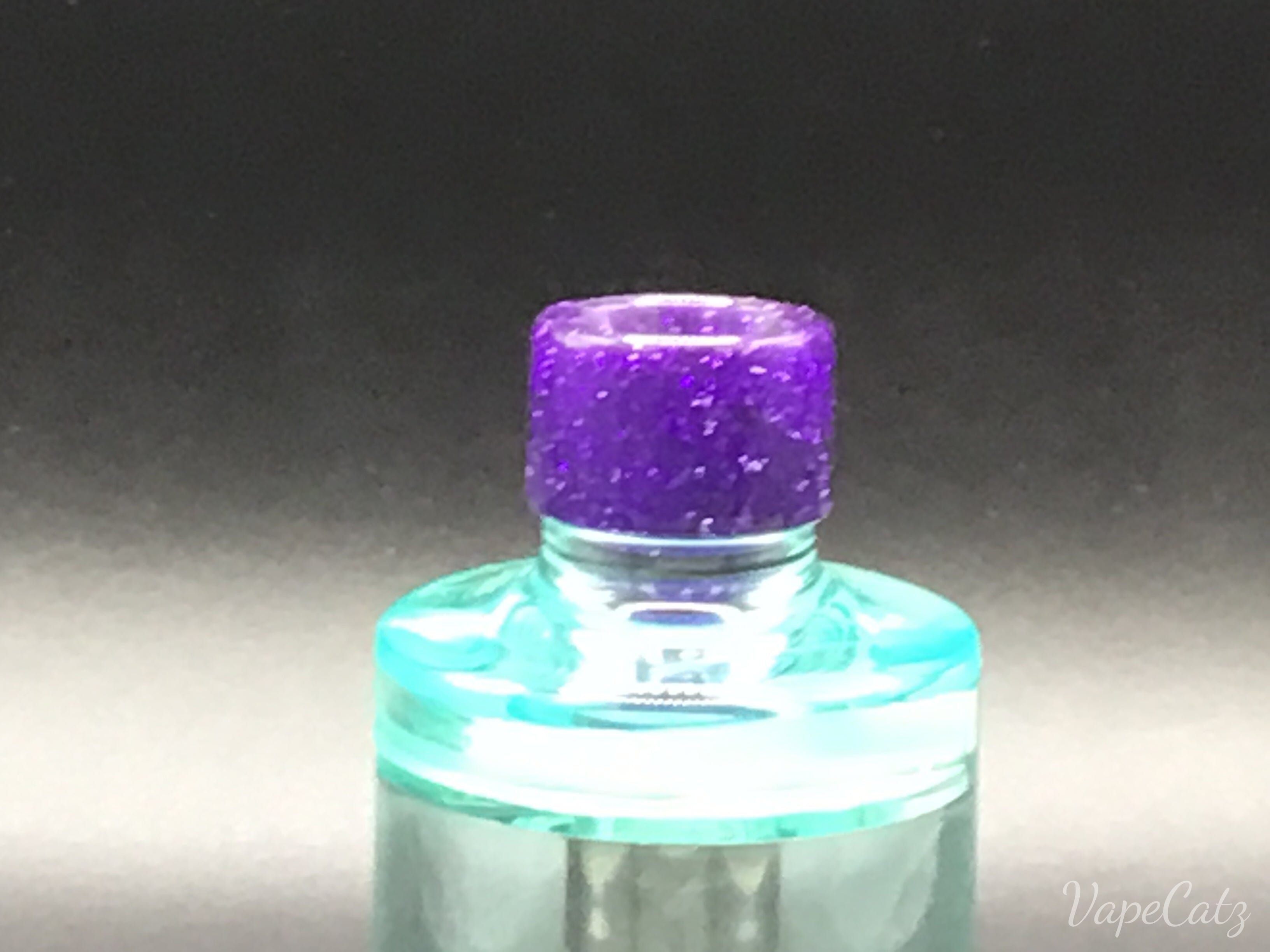 510 Short Resin Wide Bore Tip 5YB3 Vape Accessories 510 Replacement Tips Purple with Glitter