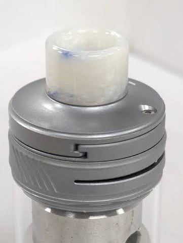 510 Short Resin Wide Bore Tip 5YB3 Vape Accessories 510 Replacement Tips White with Light Blue Swirls