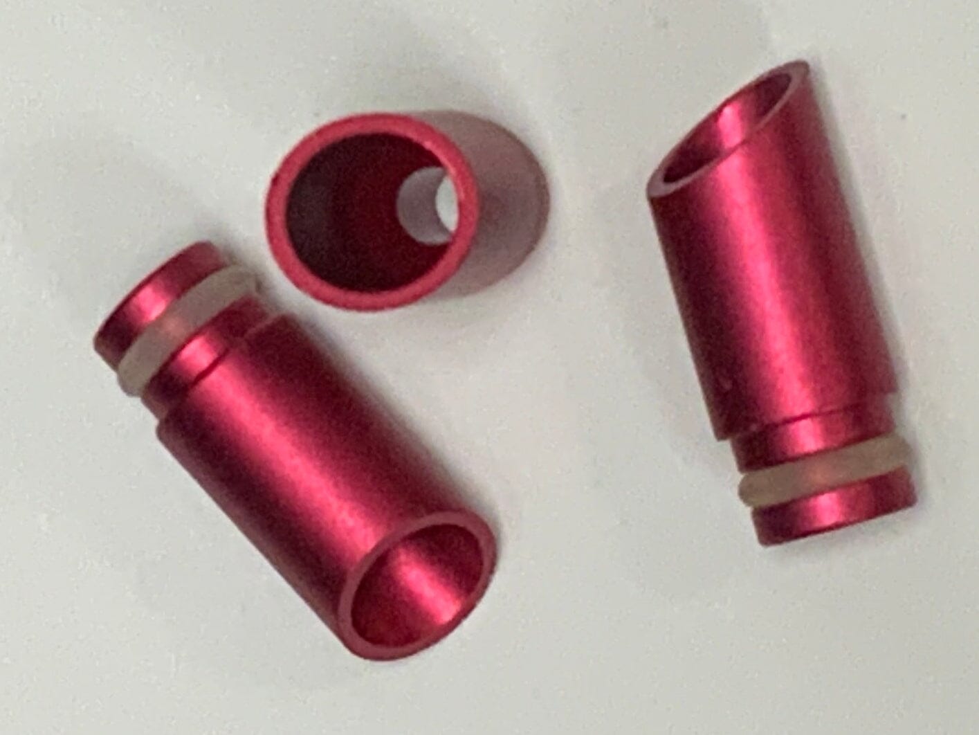 510 Slanted Muffler Aluminum Metal Tip C4 Vape Accessories 510 Replacement Tips Dark Pink