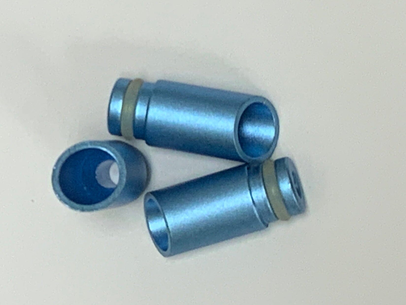 510 Slanted Muffler Aluminum Metal Tip C4 Vape Accessories 510 Replacement Tips Sky Blue