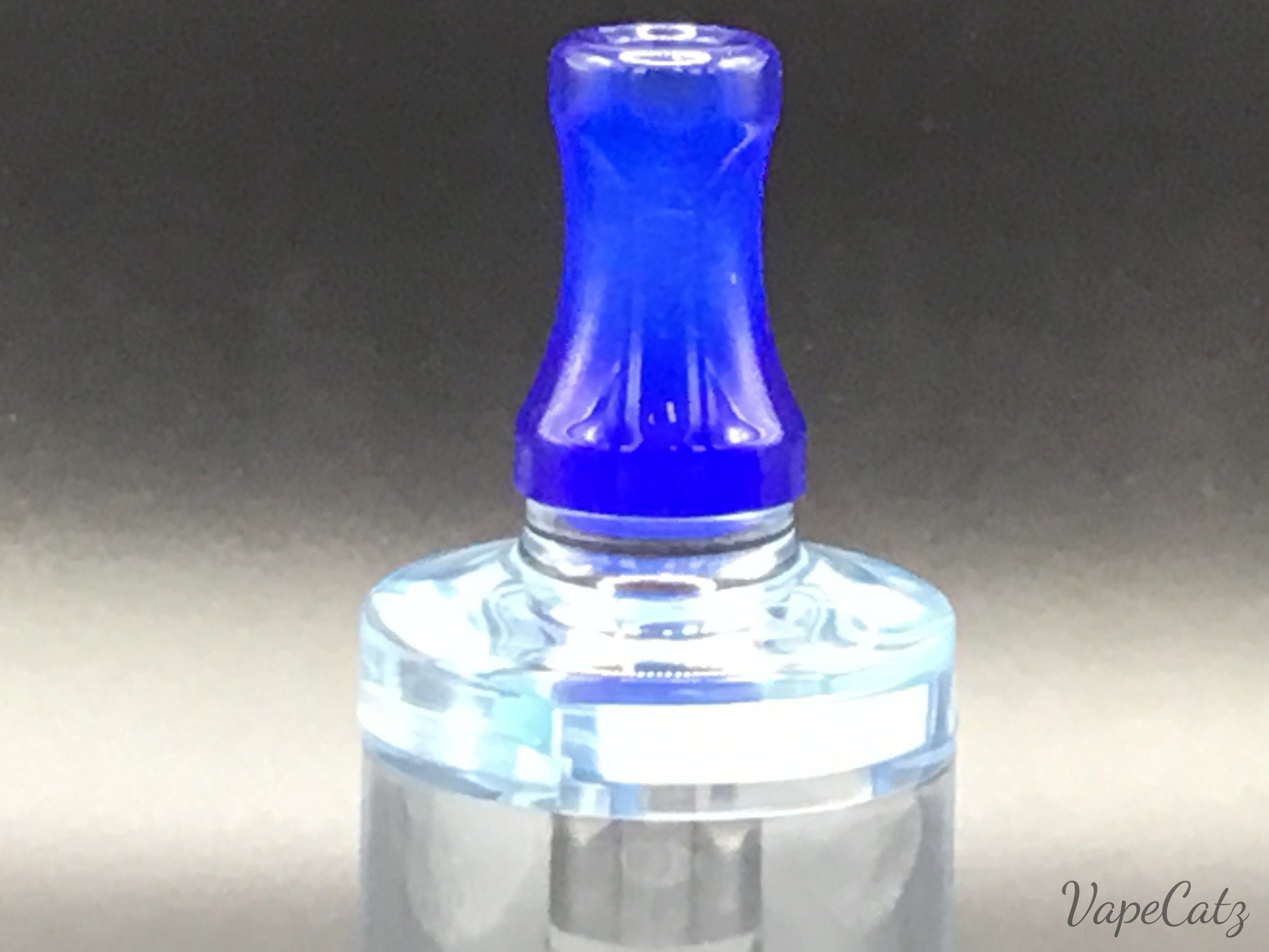 510 Slim Vase Resin Drip Tip or Mouthpiece F9 Vape Accessories 510 Replacement Tips Bright Blue