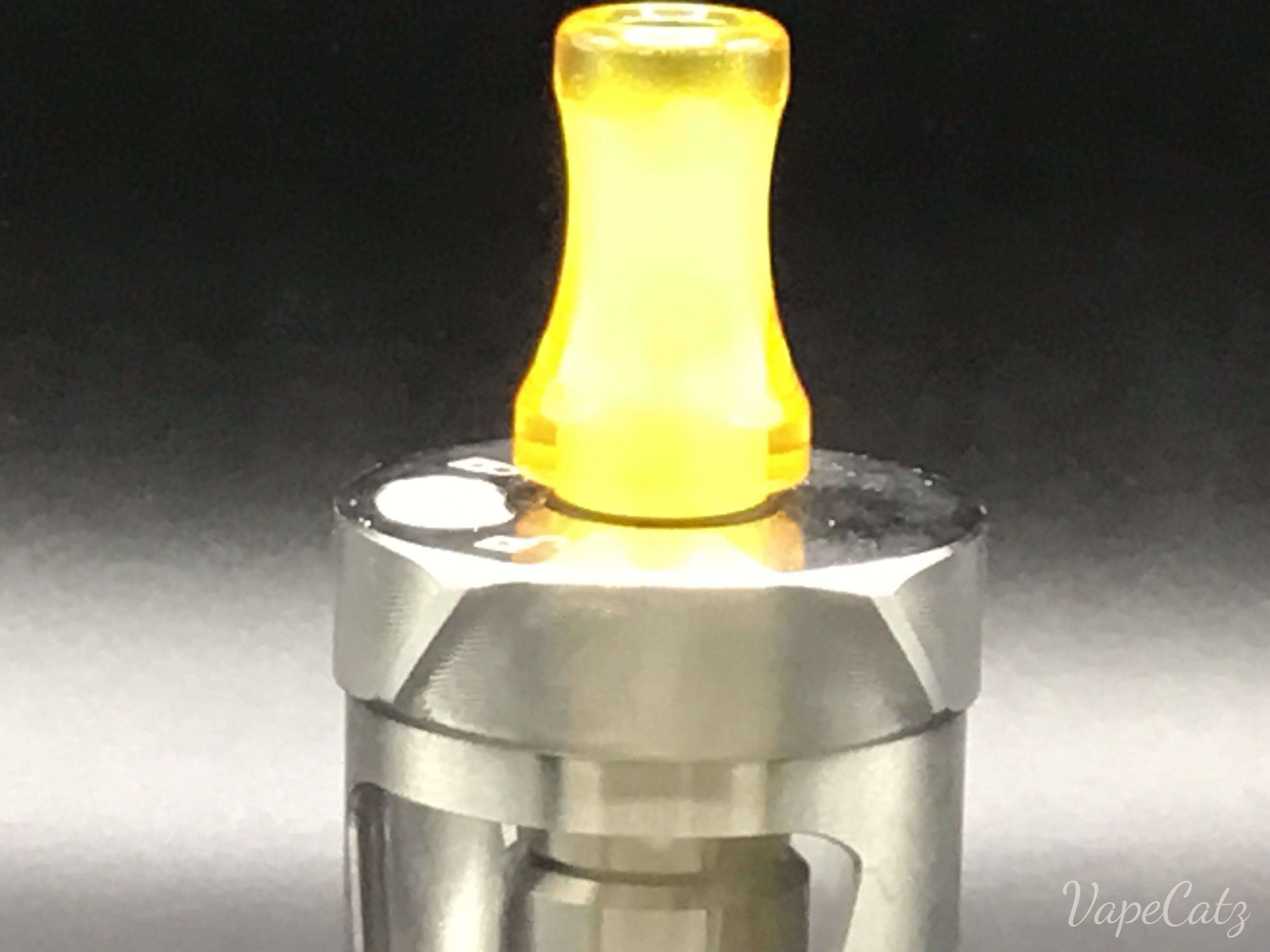 510 Slim Vase Resin Drip Tip or Mouthpiece F9 Vape Accessories 510 Replacement Tips Yellow