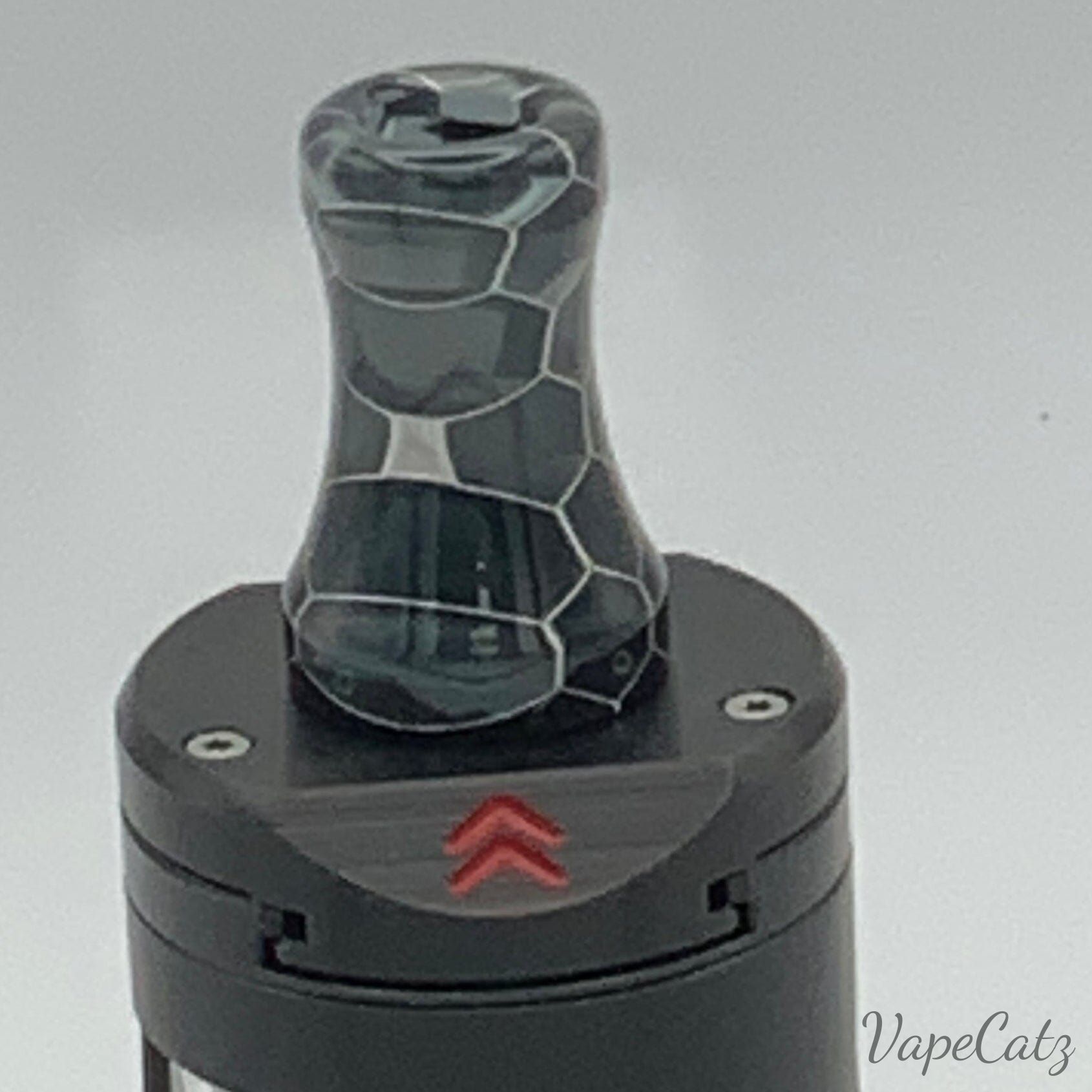 510 Slim Vase with snakeskin design Resin Drip Tip or Mouthpiece T17 Vape Accessories 510 Replacement Tips Grey