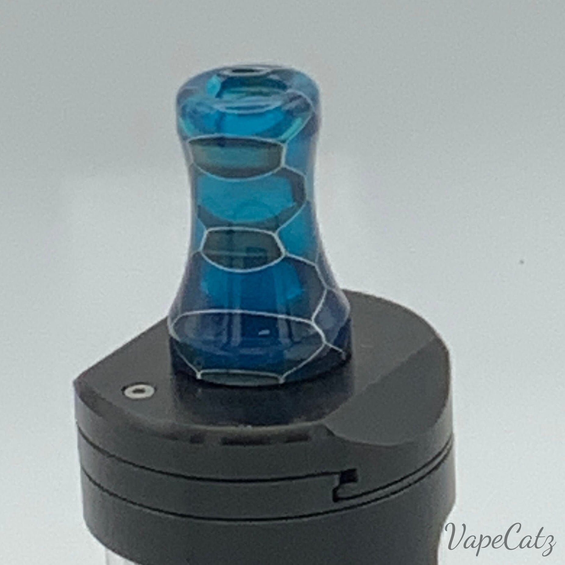 510 Slim Vase with snakeskin design Resin Drip Tip or Mouthpiece T17 Vape Accessories 510 Replacement Tips Turquiose