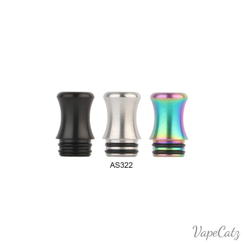 510 Stubby Slim Vase Metal Drip Tip or Mouthpiece F11 Vape Accessories 510 Replacement Tips