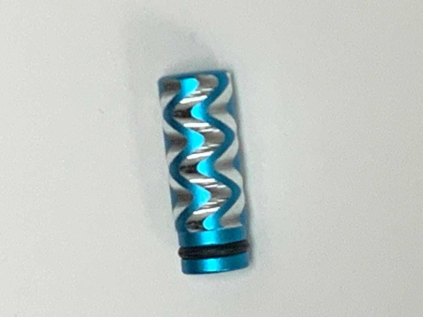 510 Thin Tube with Engraved Patterns C2 Vape Accessories 510 Replacement Tips Light Blue Waves