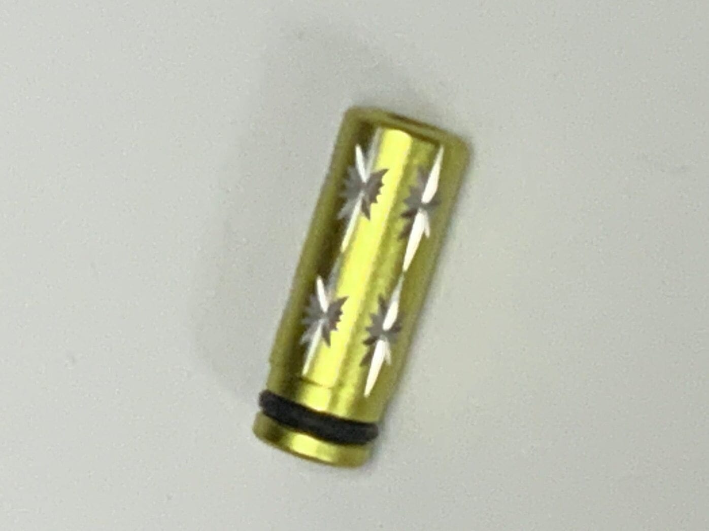 510 Thin Tube with Engraved Patterns C2 Vape Accessories 510 Replacement Tips Yellow Stars