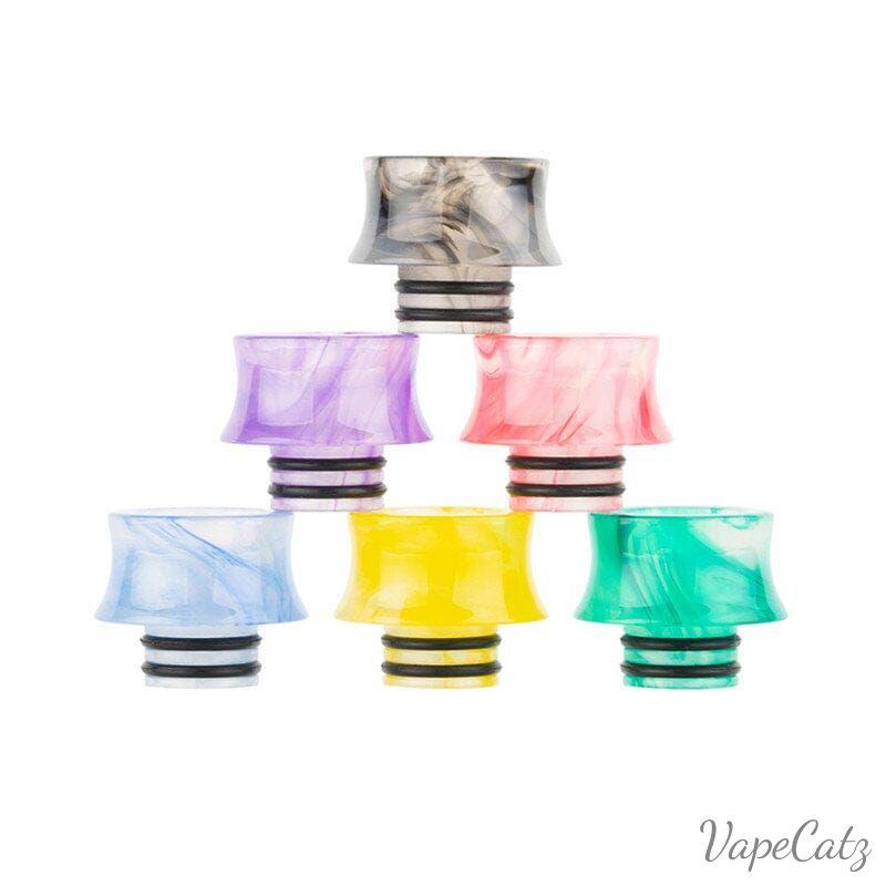 510 Wide Bore Concave Drip Tip or Mouthpiece Pastel Colors F1 Vape Accessories 510 Replacement Tips