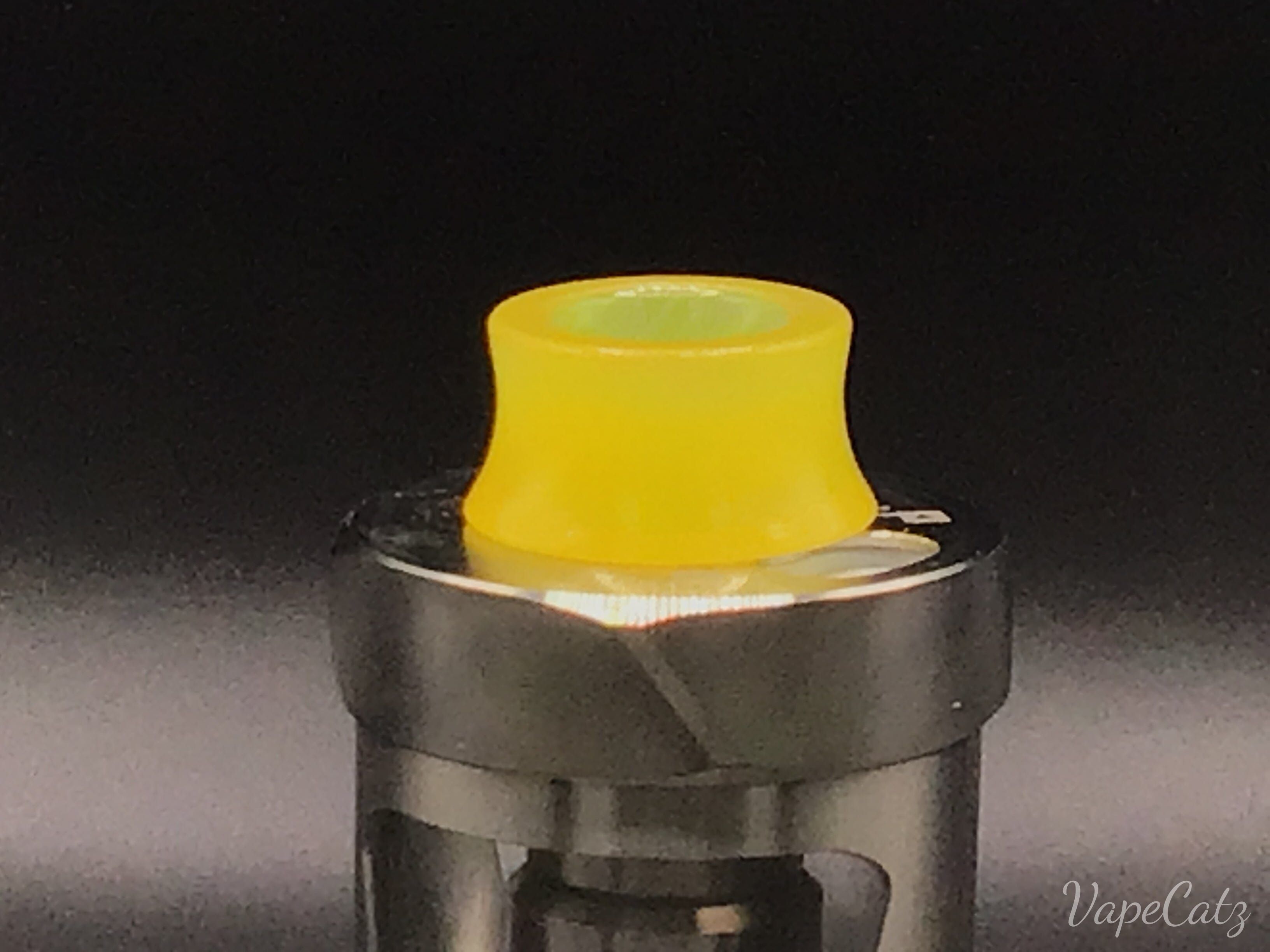 510 Wide Bore Concave Drip Tip or Mouthpiece Pastel Colors F1 Vape Accessories 510 Replacement Tips Bright Yellow