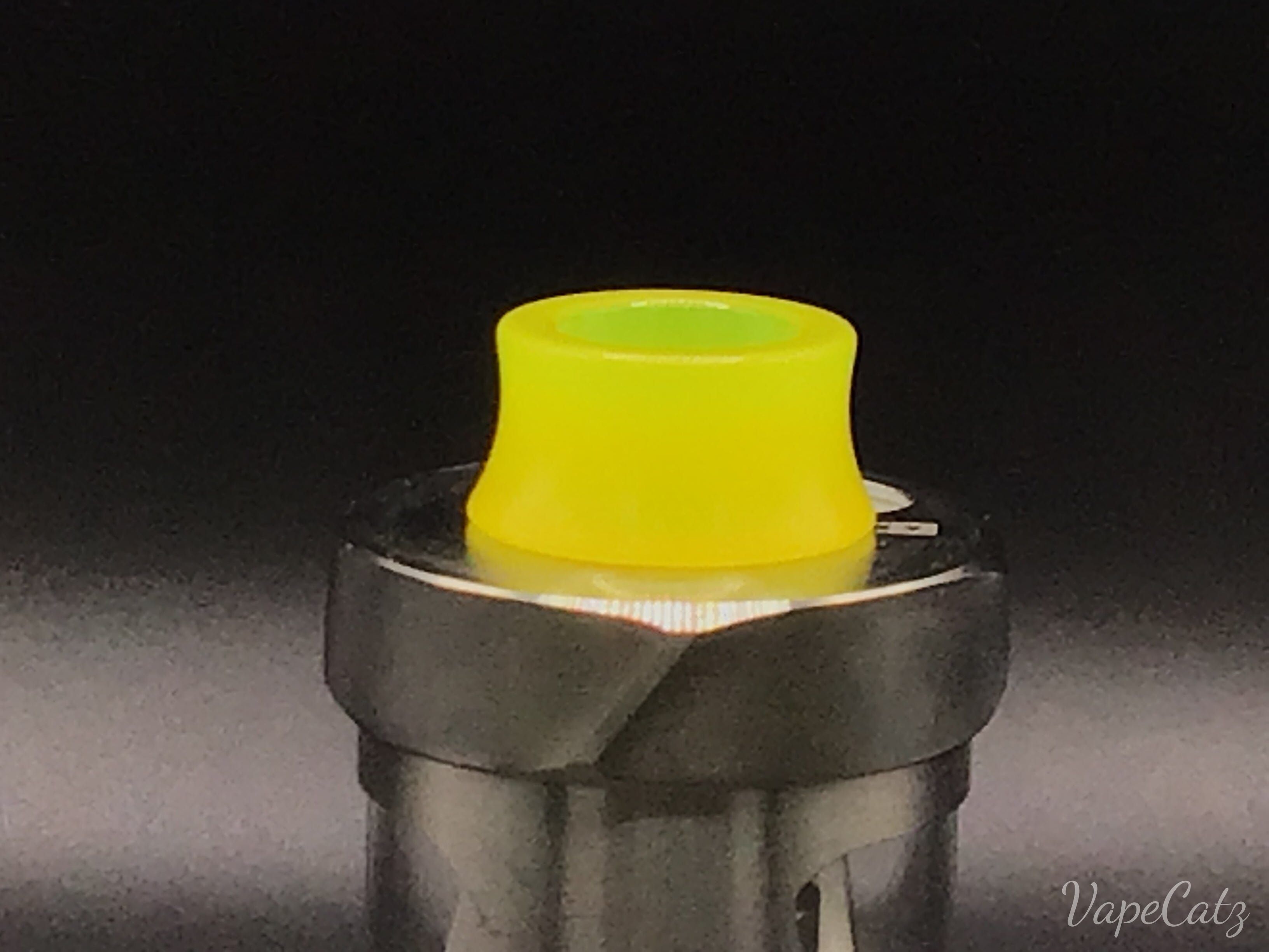 510 Wide Bore Concave Drip Tip or Mouthpiece Pastel Colors F1 Vape Accessories 510 Replacement Tips Misty Yellow