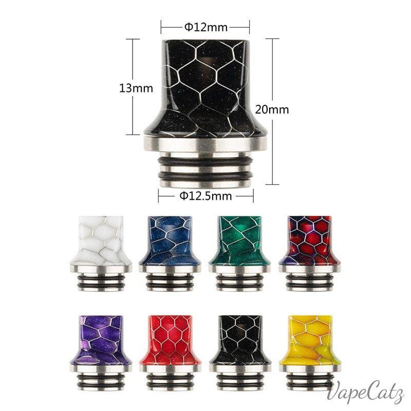 810 and 510 Drip Tip All in One! And a Slim-Slotted Tip?!? T3 Vape Accessories 810 Drip Tip Amber - Burnt Orange