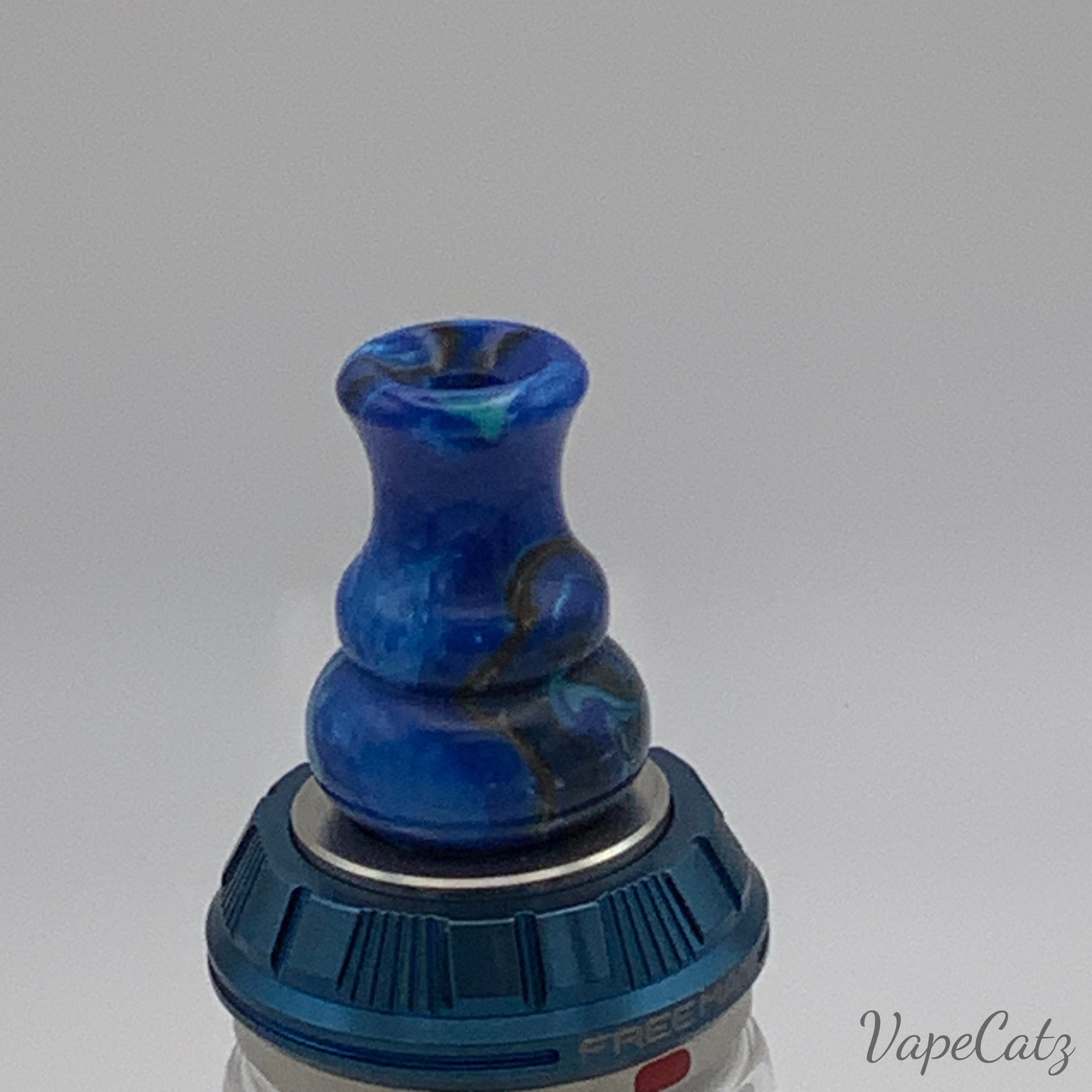 810 Bubble Resin Drip Tip or Mouthpiece Y1 Vape Accessories 810 Drip Tip Blue