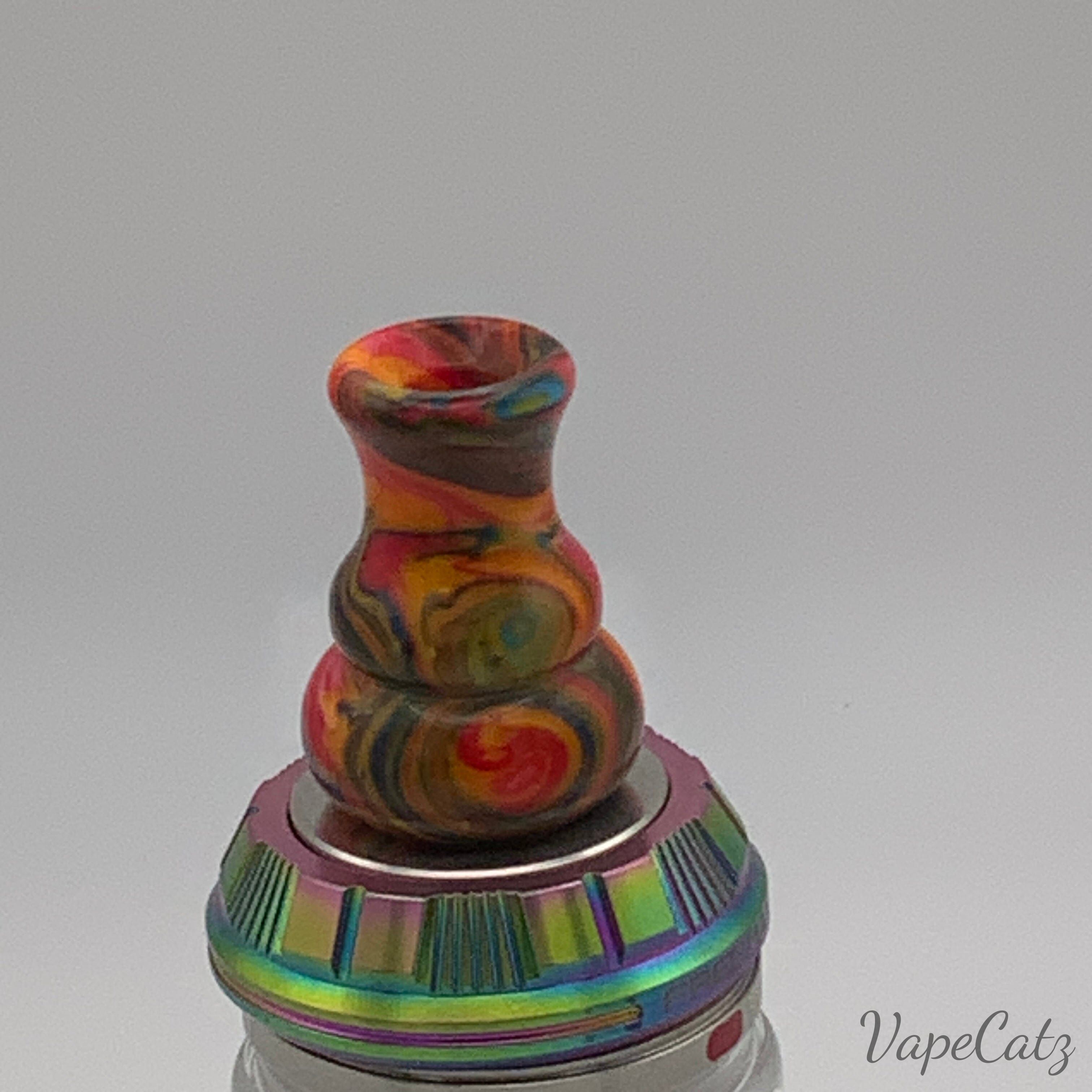 810 Bubble Resin Drip Tip or Mouthpiece Y1 Vape Accessories 810 Drip Tip Orange