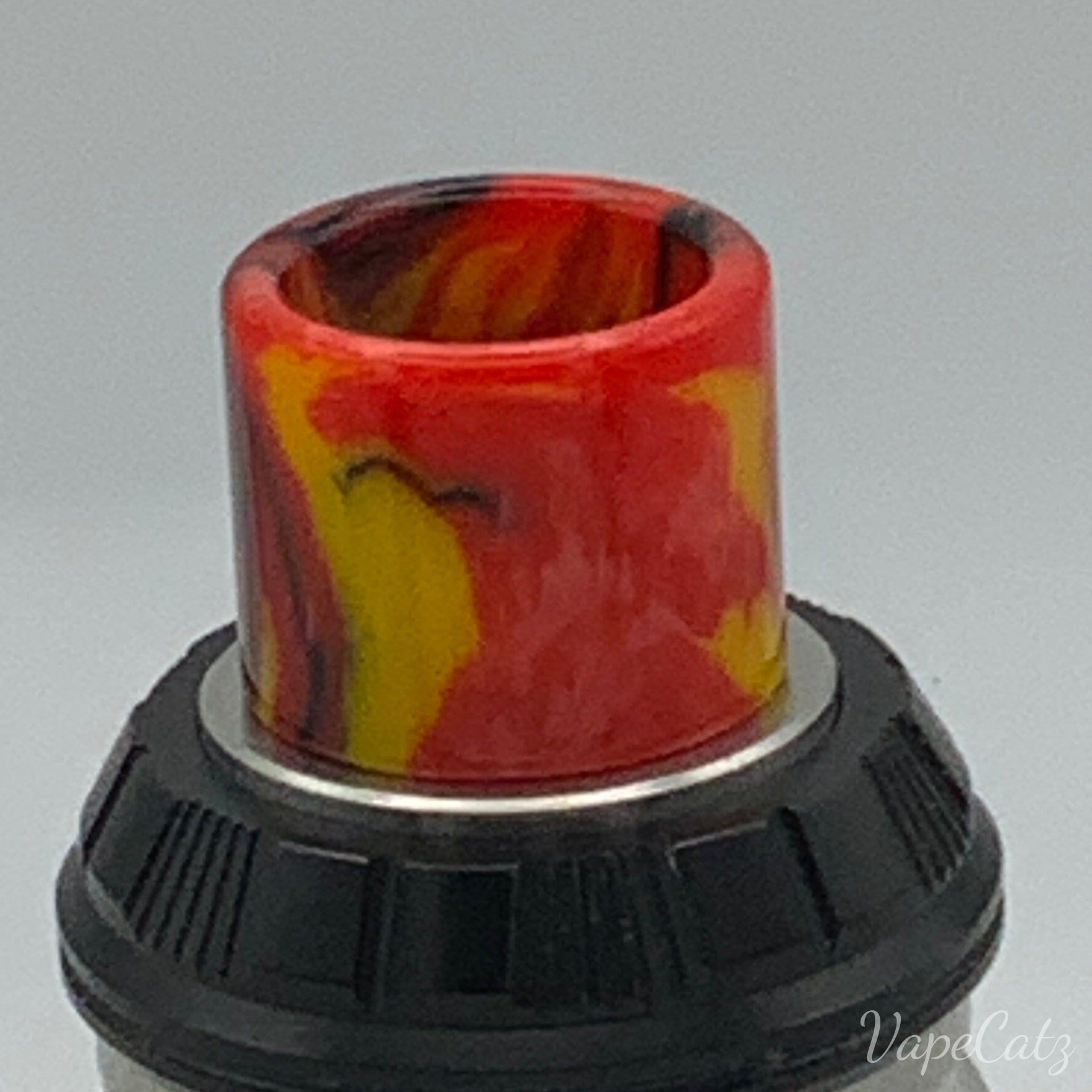 810 Drip Tip Aleader 810 Drip Tip - Standard Wide Bore - Lots of Colors!! YA2 Vape Accessories 810 Drip Tip Red with Yellow & Black