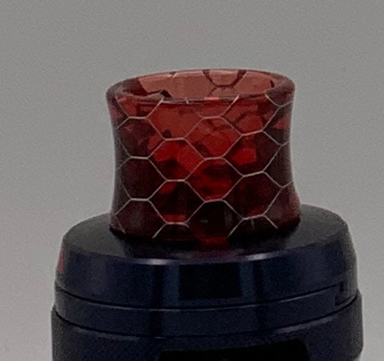 810 Drip Tip Concave and comfy - so many color options.. and more .. T12 Vape Accessories 810 Drip Tip Red Cobra