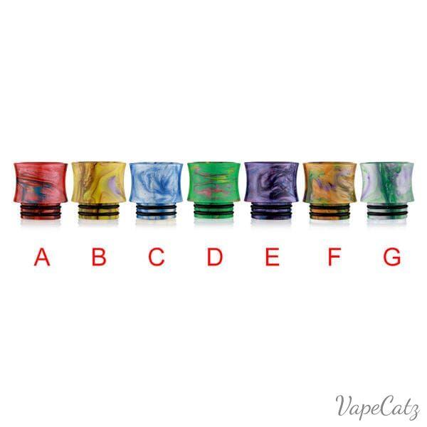 810 Drip Tip Concave and comfy - so many color options.... T23 Vape Accessories 810 Drip Tip