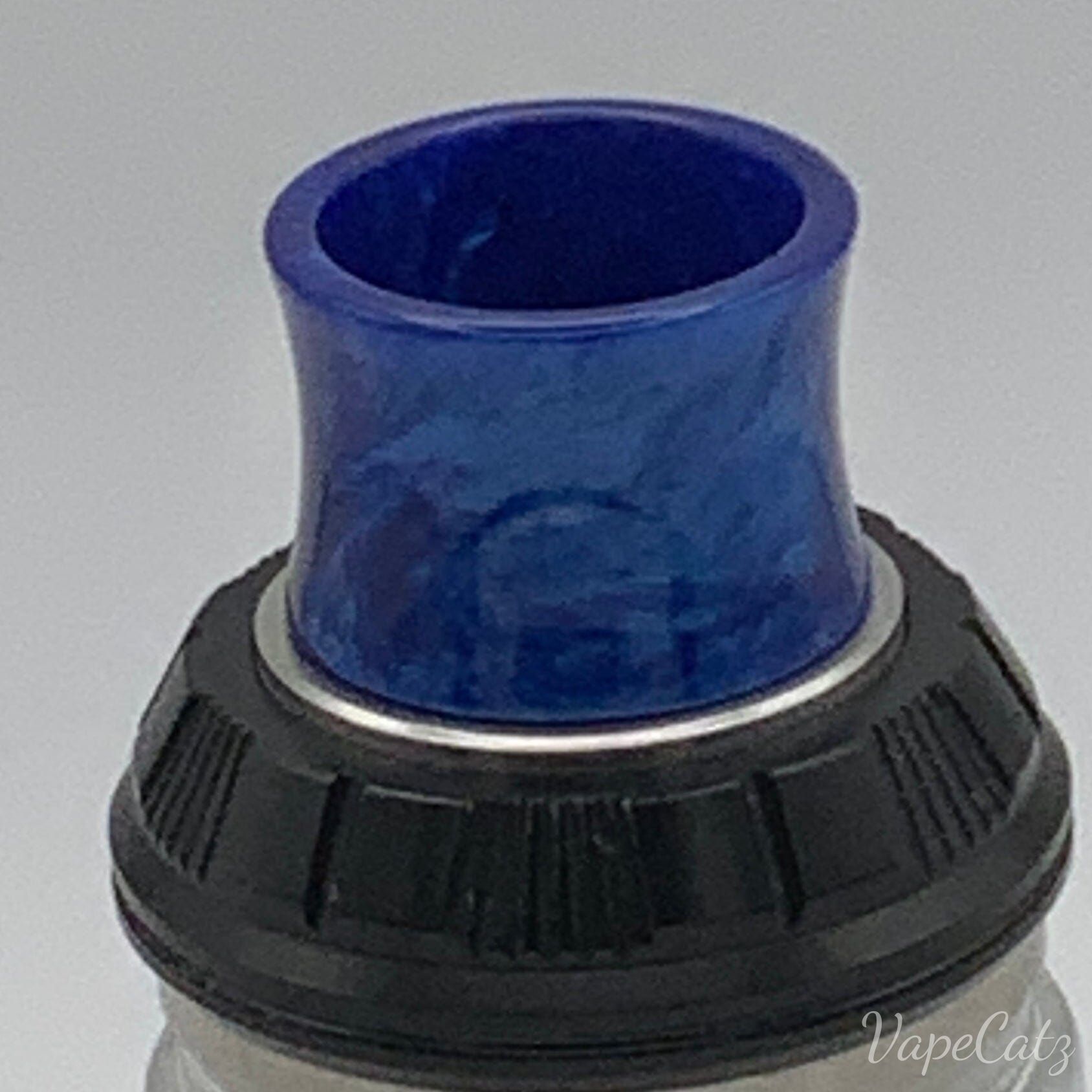 810 Drip Tip Concave and comfy - so many color options.... T23 Vape Accessories 810 Drip Tip Bright Blue with Light Blue Swirls
