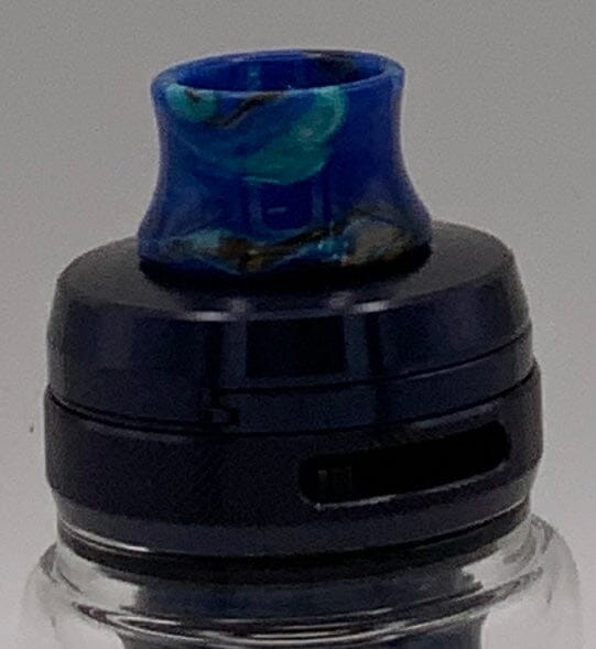 810 Drip Tip - Short Curvy and Smooth Resin V15 Vape Accessories 810 Drip Tip Blue Mix