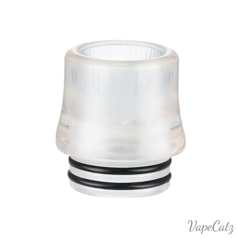 810 Drip Tip Short Volcano Tips - So Many Colors! BK1 Vape Accessories 810 Drip Tip Clear