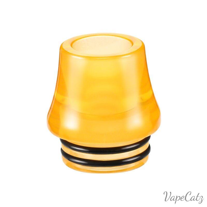 810 Drip Tip Short Volcano Tips - So Many Colors! BK1 Vape Accessories 810 Drip Tip Golden Yellow