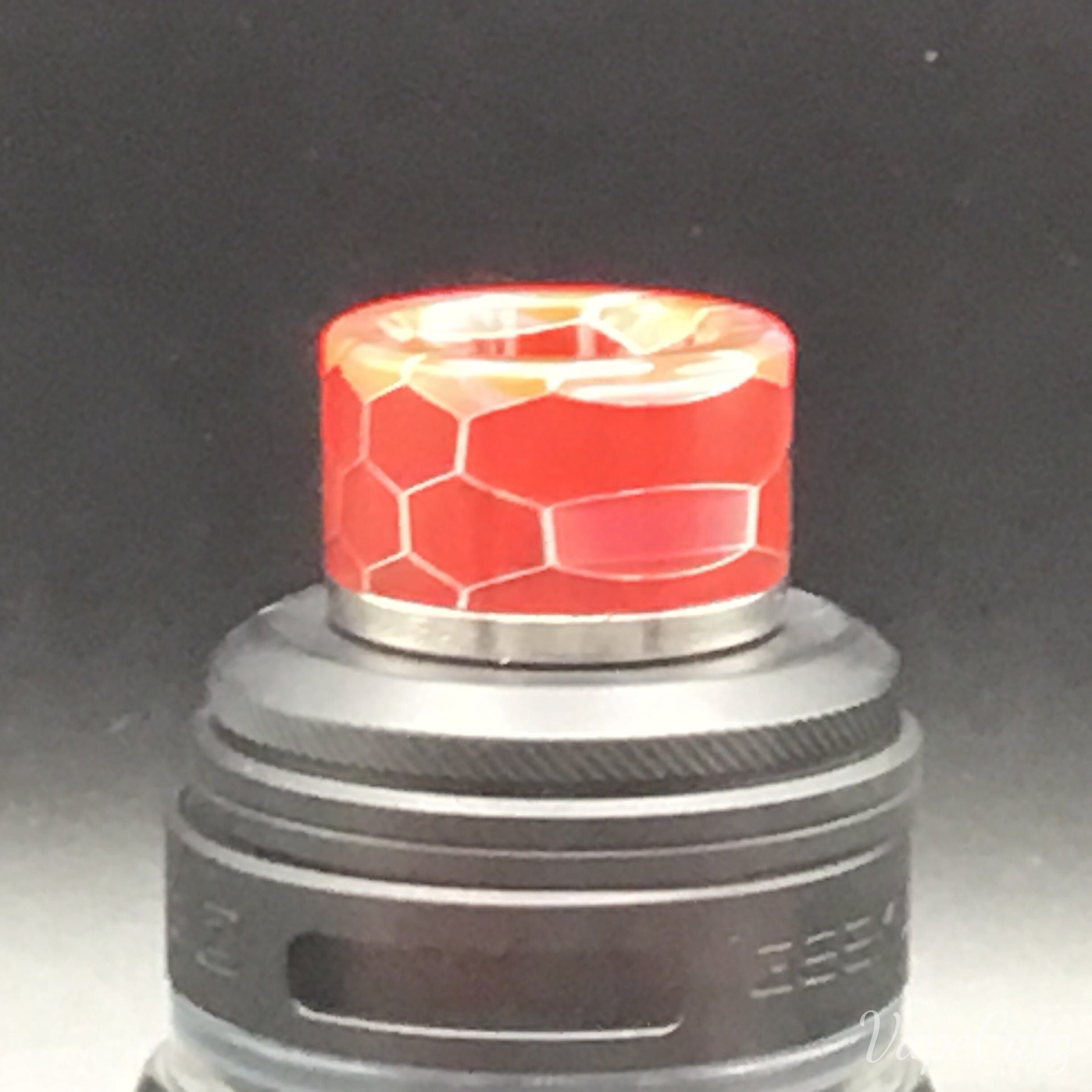 810 Drip Tip Stainless and Resin with Cobra design T9 Vape Accessories 810 Drip Tip Red