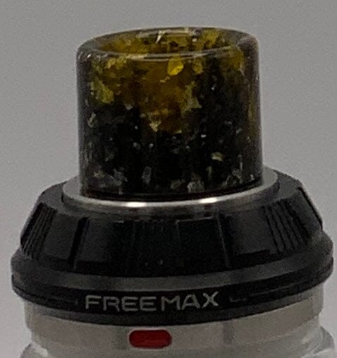 810 Drip Tip - Standard Wide Bore - Lots of Colors!! T16 Vape Accessories 810 Drip Tip Black with gold glitter