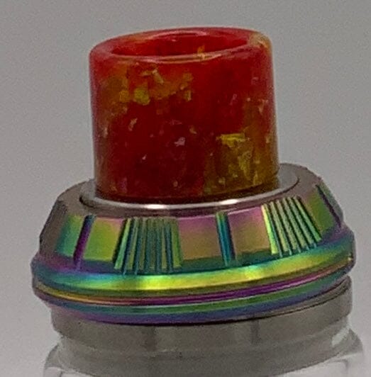 810 Drip Tip - Standard Wide Bore - Lots of Colors!! T16 Vape Accessories 810 Drip Tip Red with gold glitter